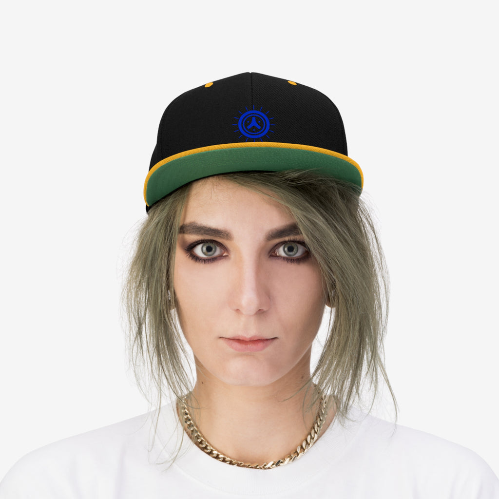 Tribal Inspired Unisex Flat Bill Hat