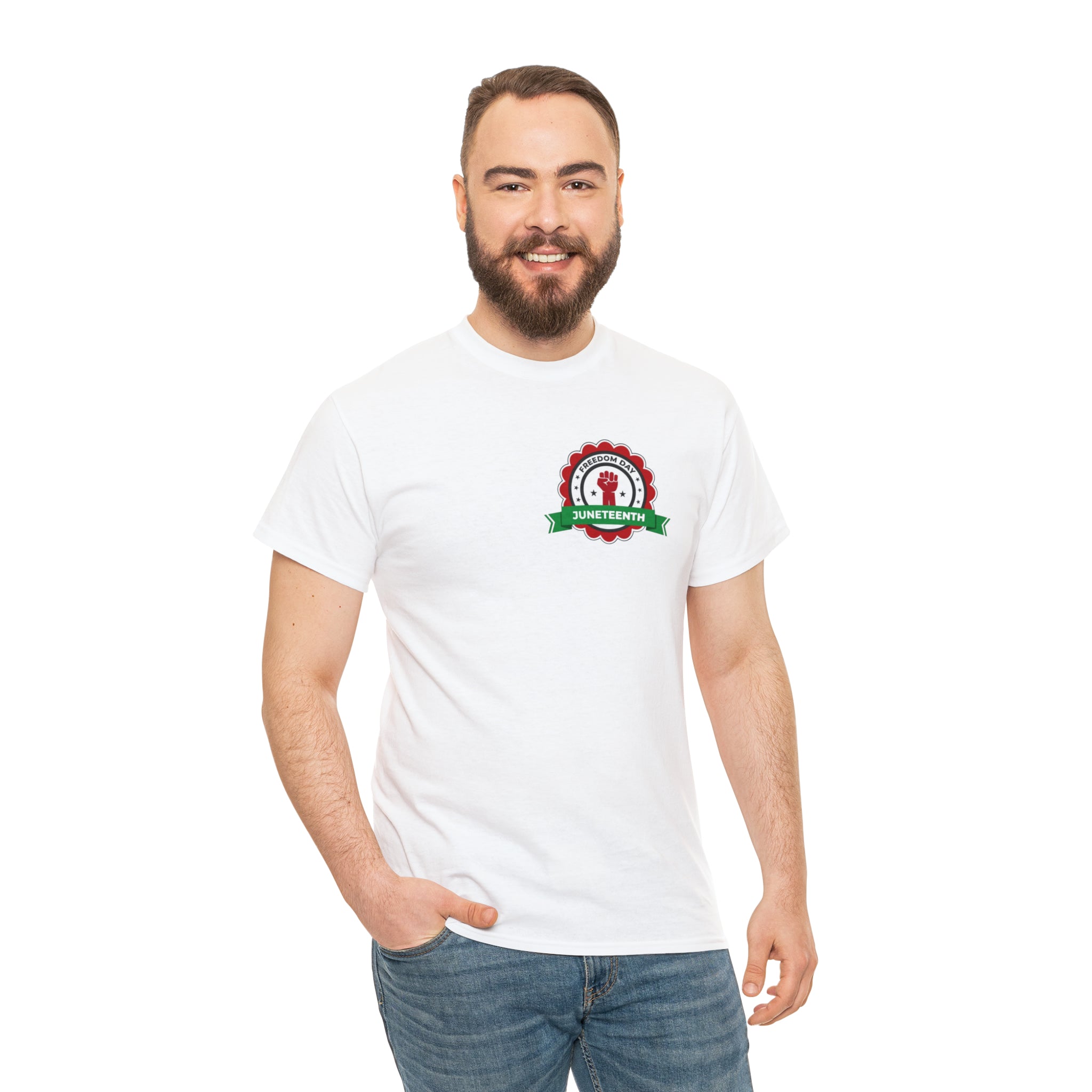 Juneteenth Freedom Day Unisex Heavy Cotton Tee
