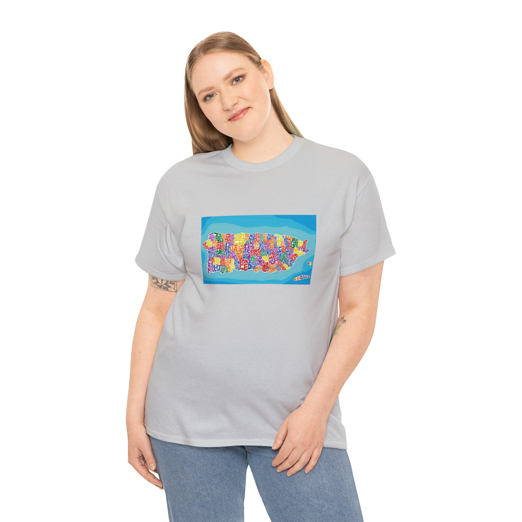 The Island of Puerto Rico Unisex Heavy Cotton Tee