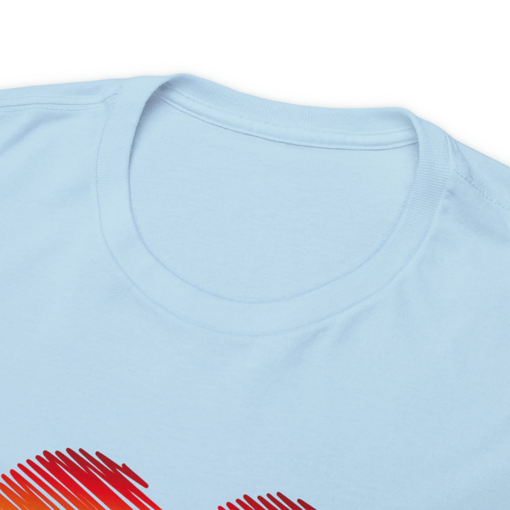Love is Love Heart Unisex Heavy Cotton Tee