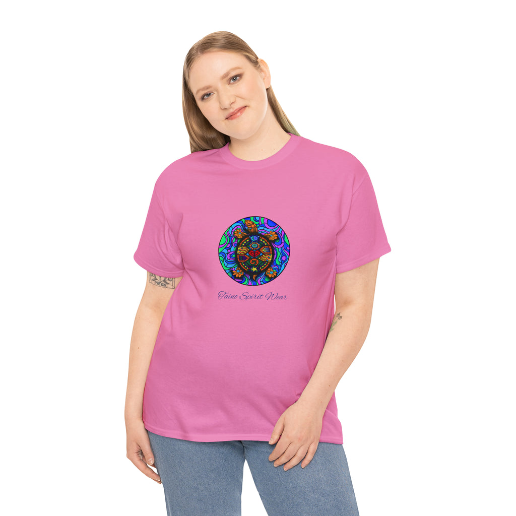 Taino-Inspired Turtle Unisex Heavy Cotton Tee