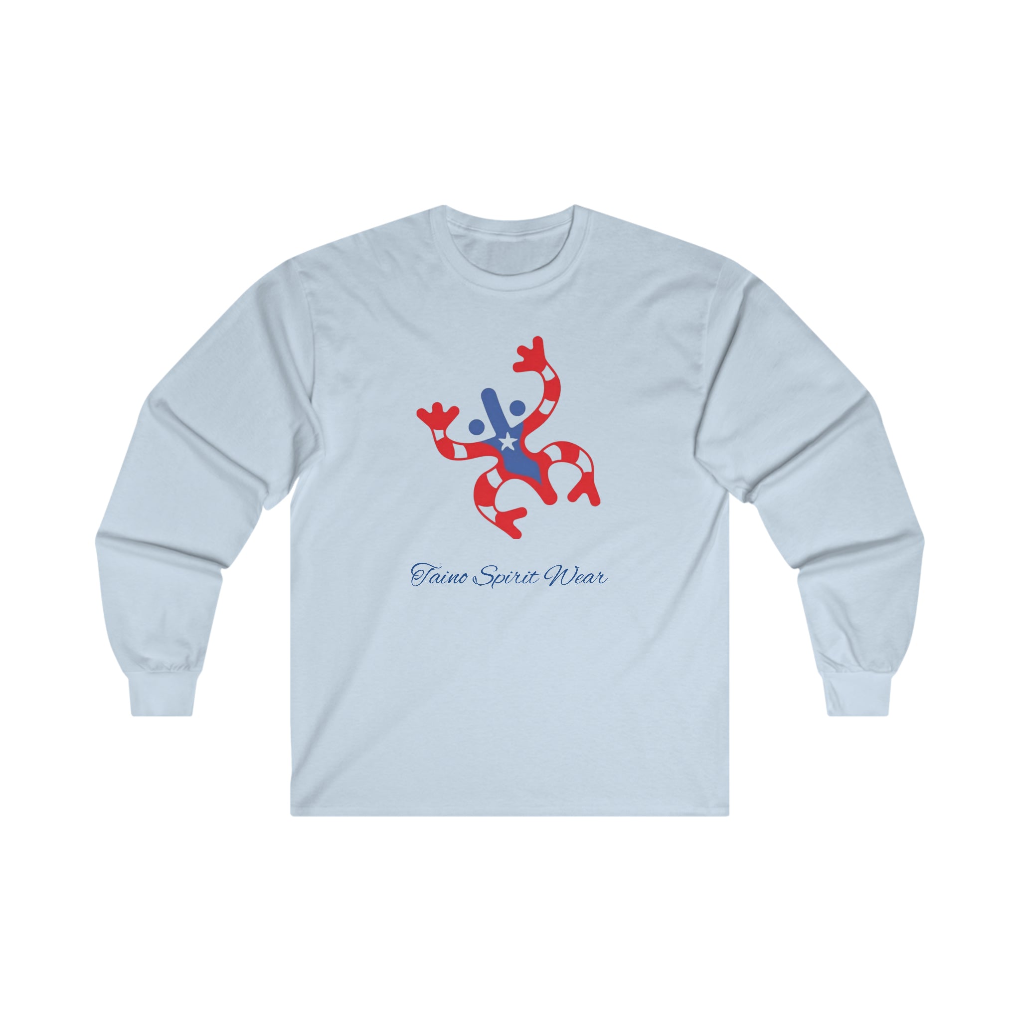 Taino Puerto Rican Flag Coqui Ultra Cotton Long Sleeve Tee