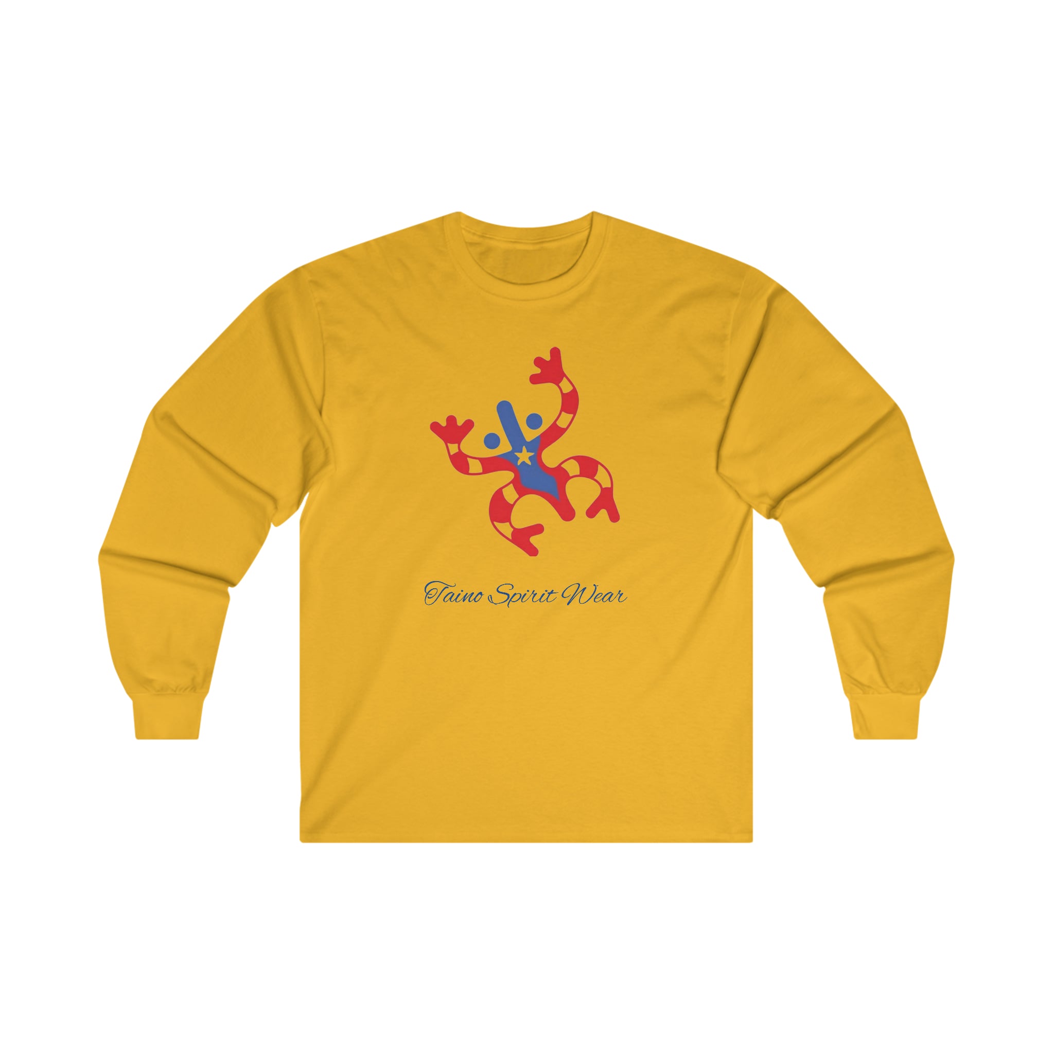 Taino Puerto Rican Flag Coqui Ultra Cotton Long Sleeve Tee