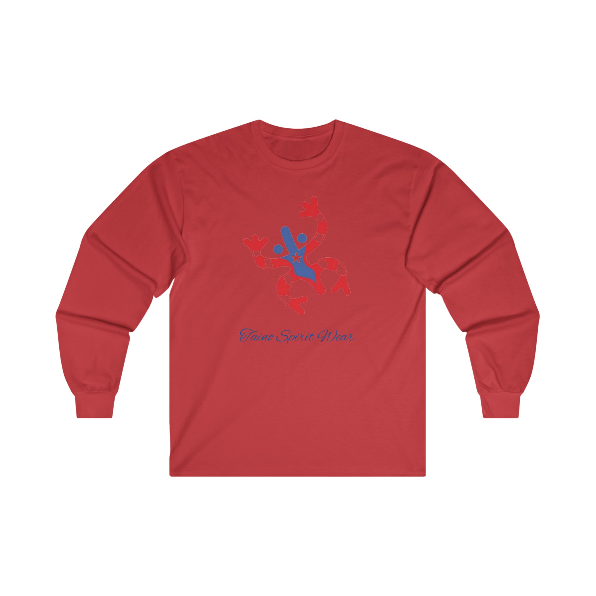 Taino Puerto Rican Flag Coqui Ultra Cotton Long Sleeve Tee