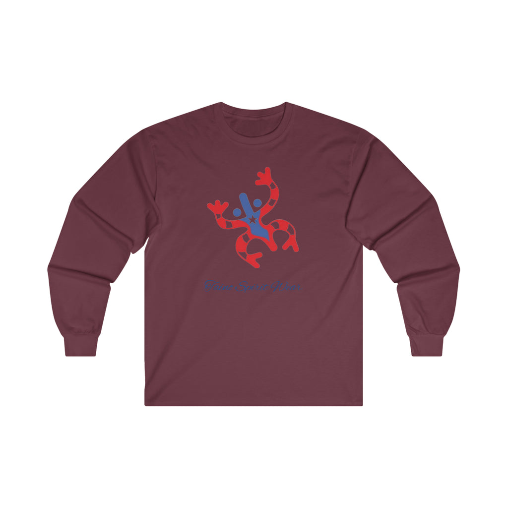 Taino Puerto Rican Flag Coqui Ultra Cotton Long Sleeve Tee