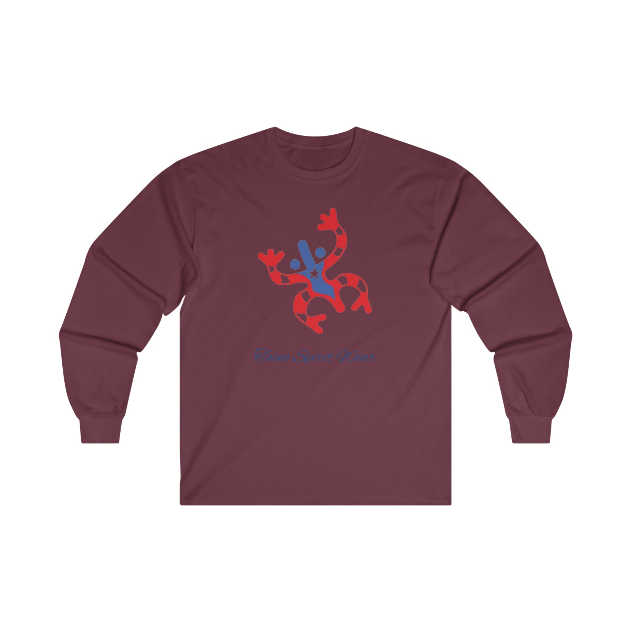 Taino Puerto Rican Flag Coqui Ultra Cotton Long Sleeve Tee