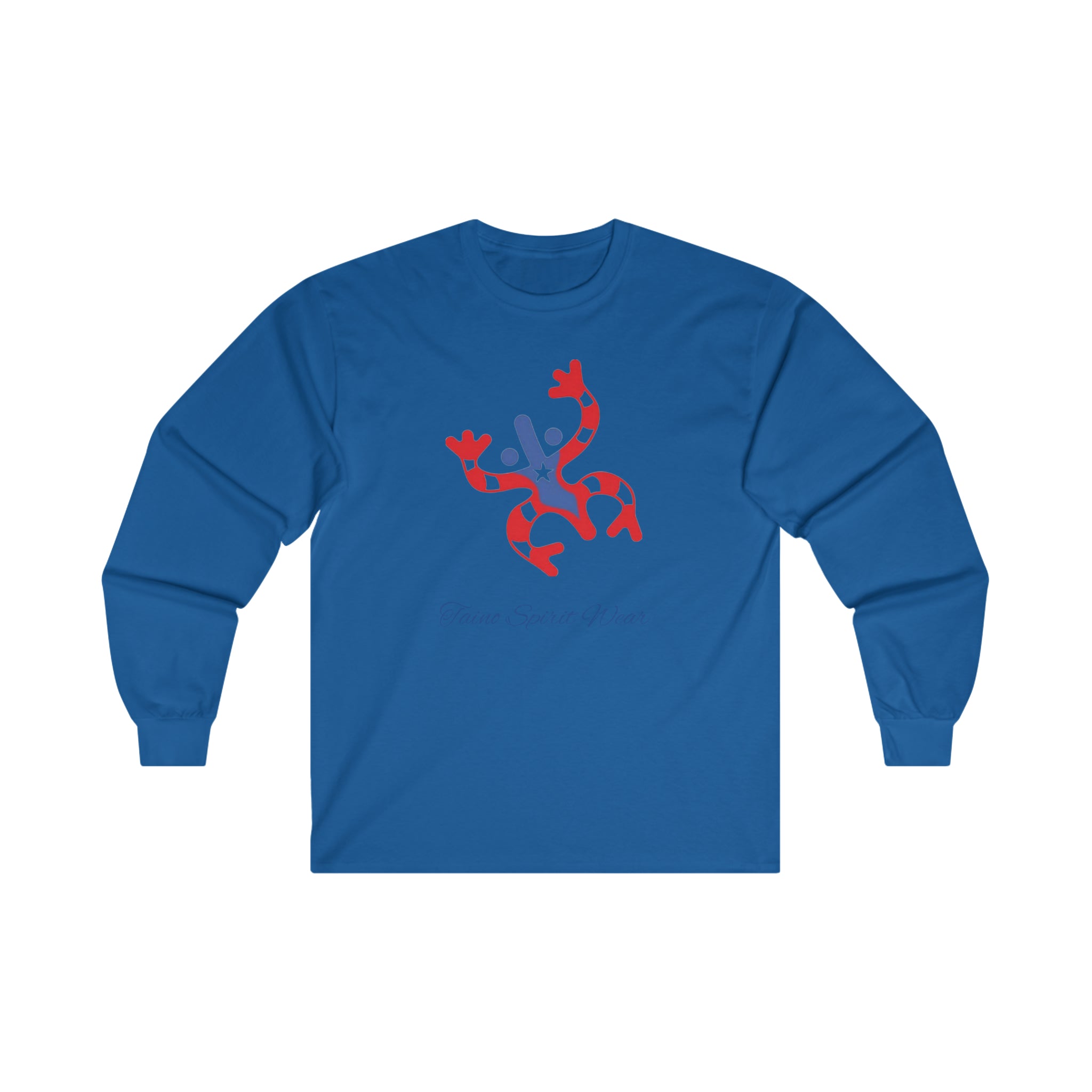 Taino Puerto Rican Flag Coqui Ultra Cotton Long Sleeve Tee