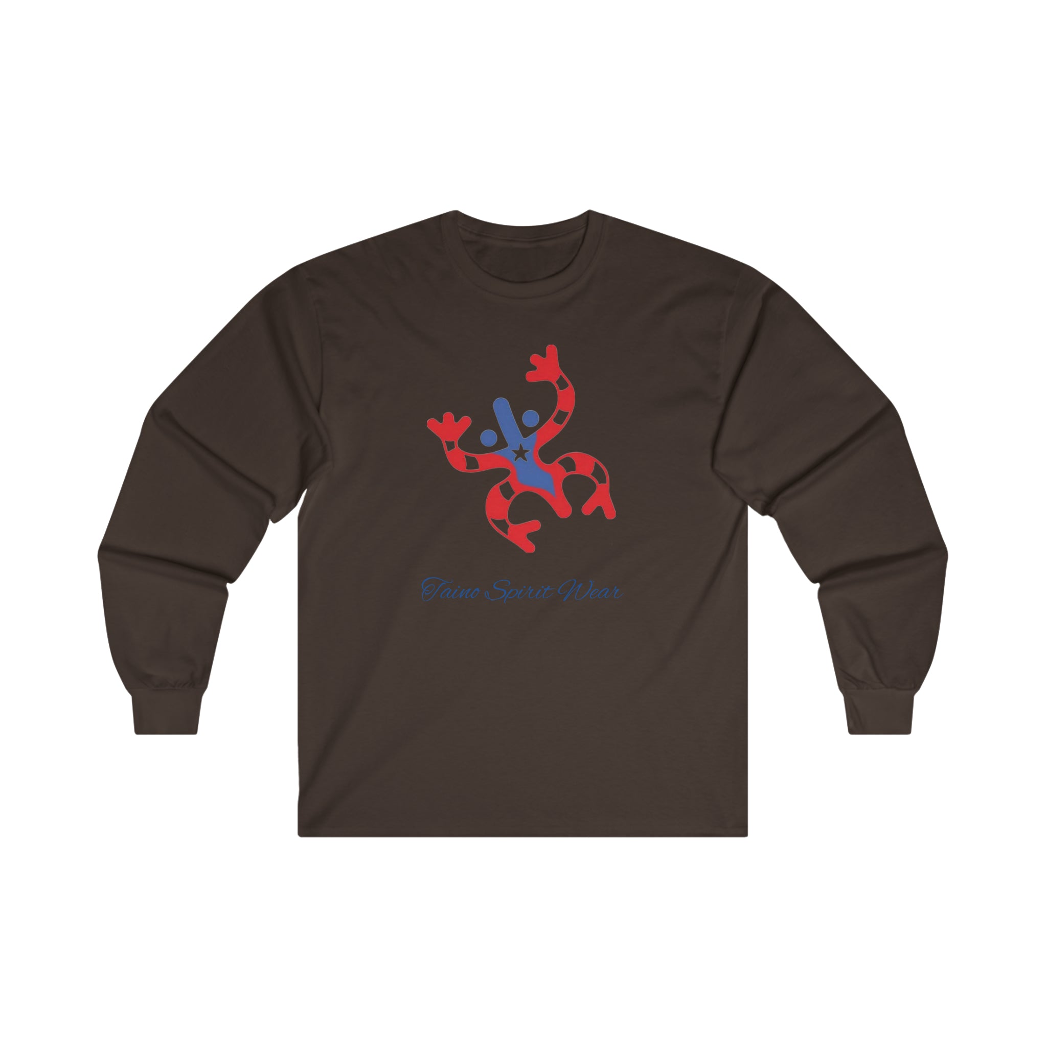 Taino Puerto Rican Flag Coqui Ultra Cotton Long Sleeve Tee