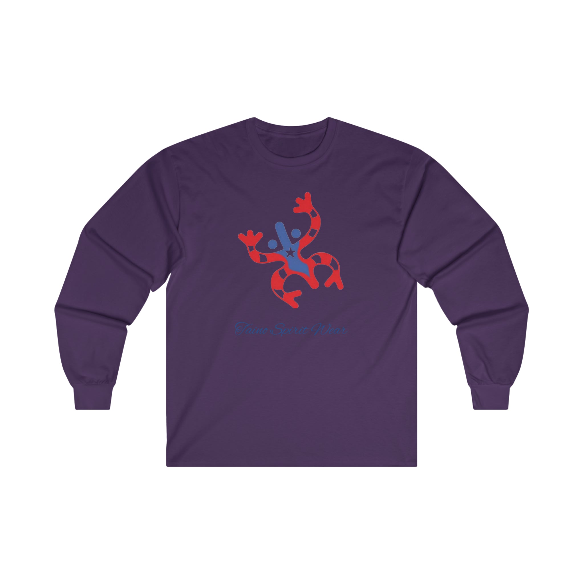 Taino Puerto Rican Flag Coqui Ultra Cotton Long Sleeve Tee