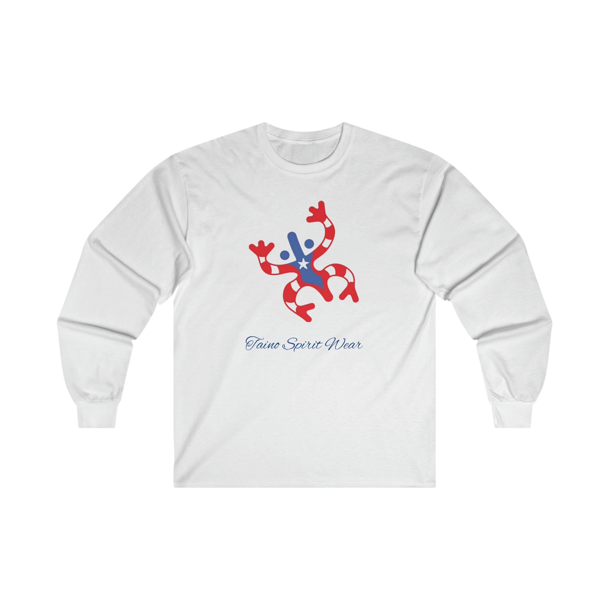 Taino Puerto Rican Flag Coqui Ultra Cotton Long Sleeve Tee