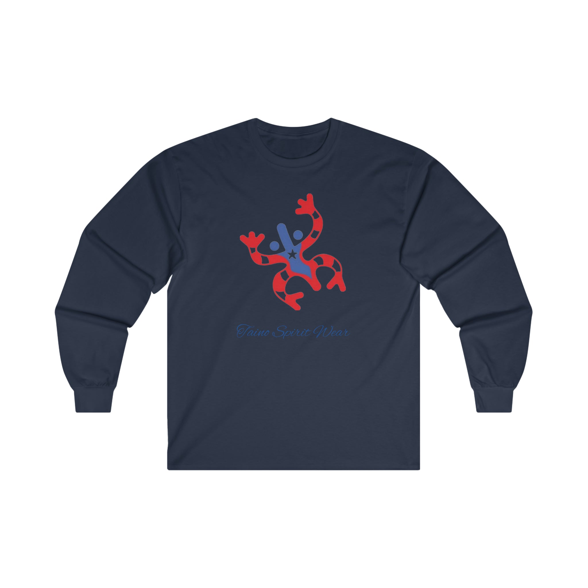 Taino Puerto Rican Flag Coqui Ultra Cotton Long Sleeve Tee