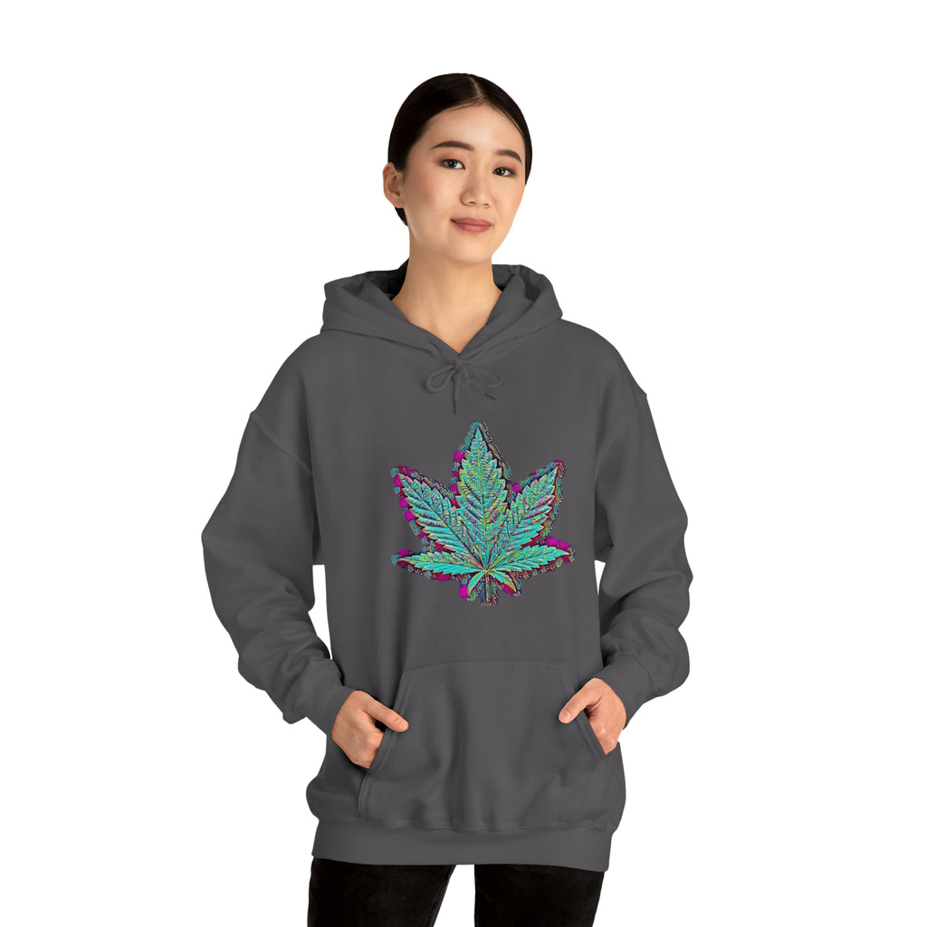 The Five Finger Leaf Unisex Heavy Blend™ Hooded Sweatshirt