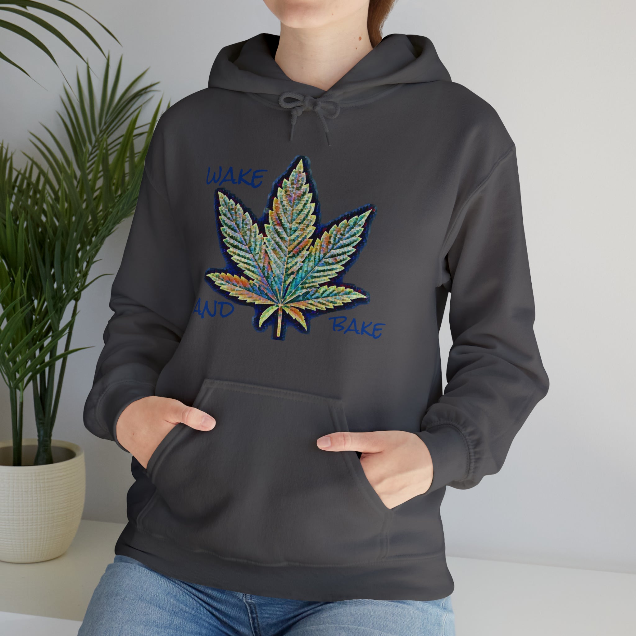The Five Finger Leaf 2 Unisex Heavy Blend™ Hooded Sweatshirt