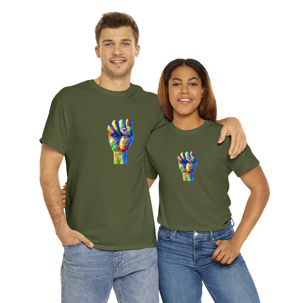 Power to The People Fist Unisex Heavy Cotton Tee