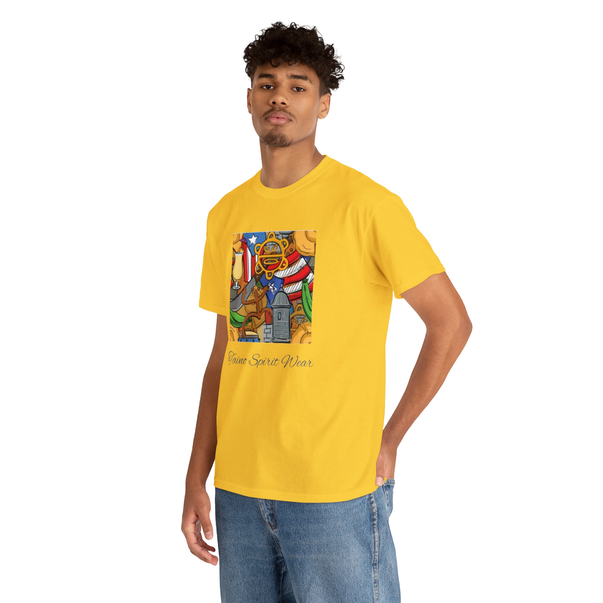 Puerto Rican Heritage Unisex Heavy Cotton Tee