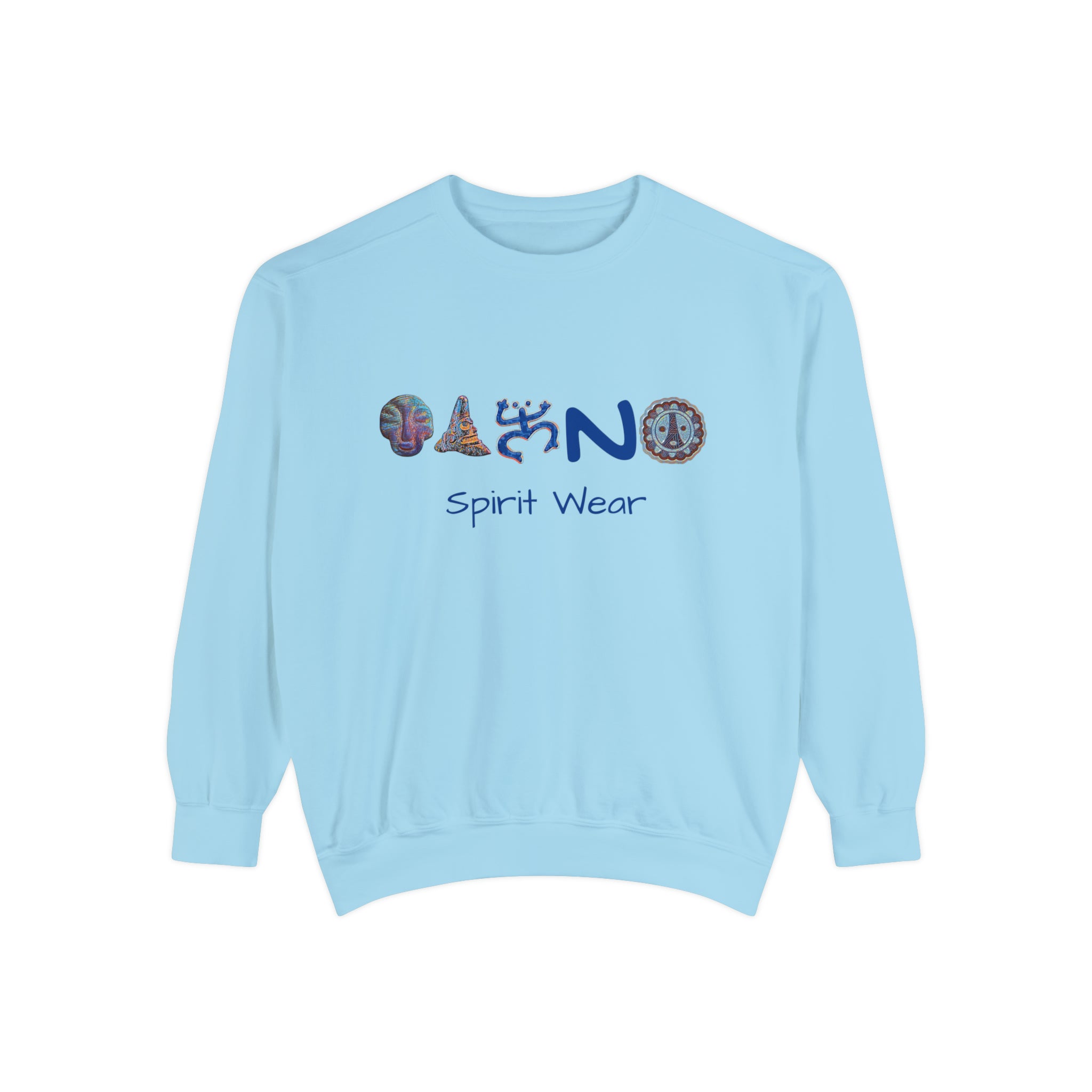 Taino Spirit Wear Symbols Unisex Garment-Dyed Sweatshirt