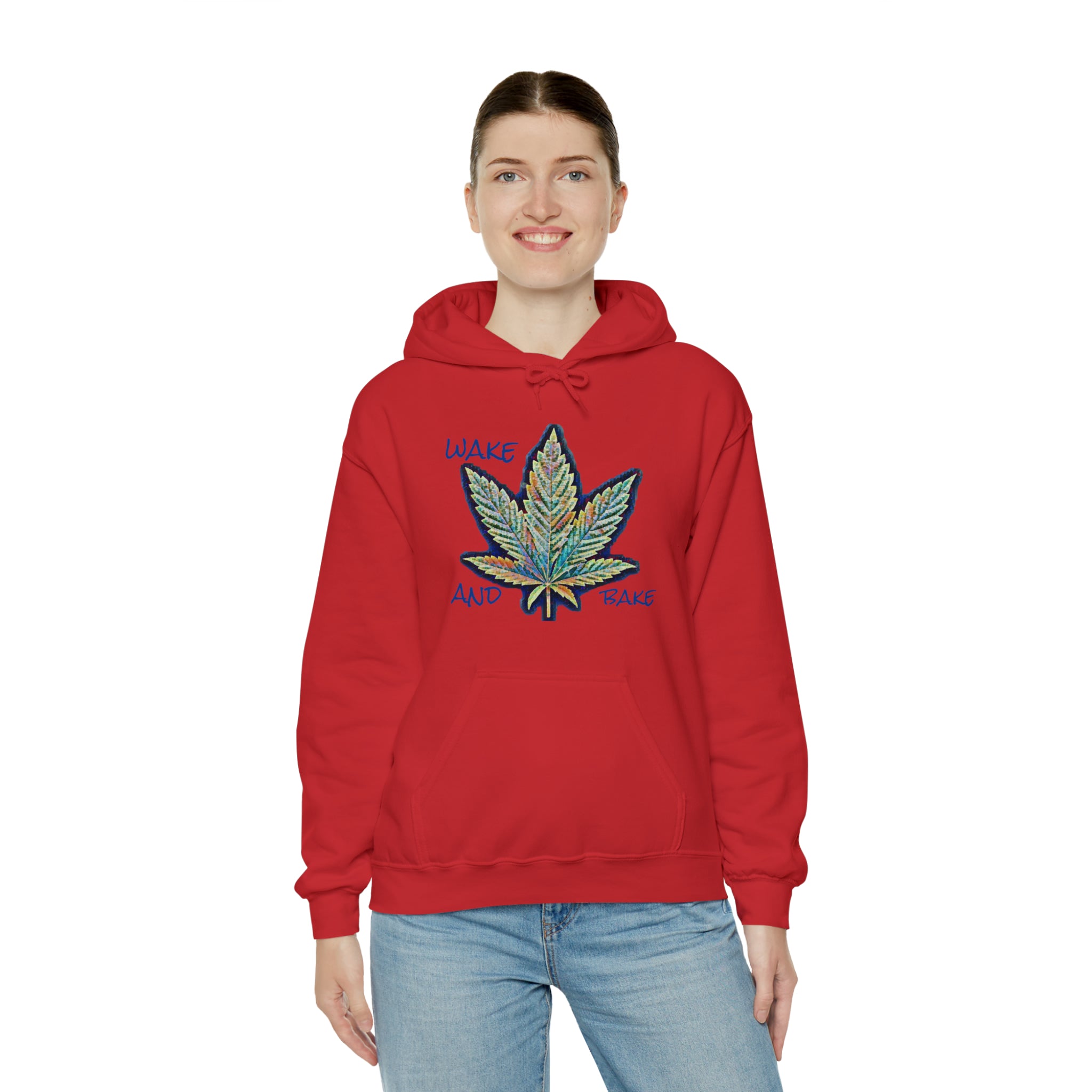 The Five Finger Leaf 2 Unisex Heavy Blend™ Hooded Sweatshirt