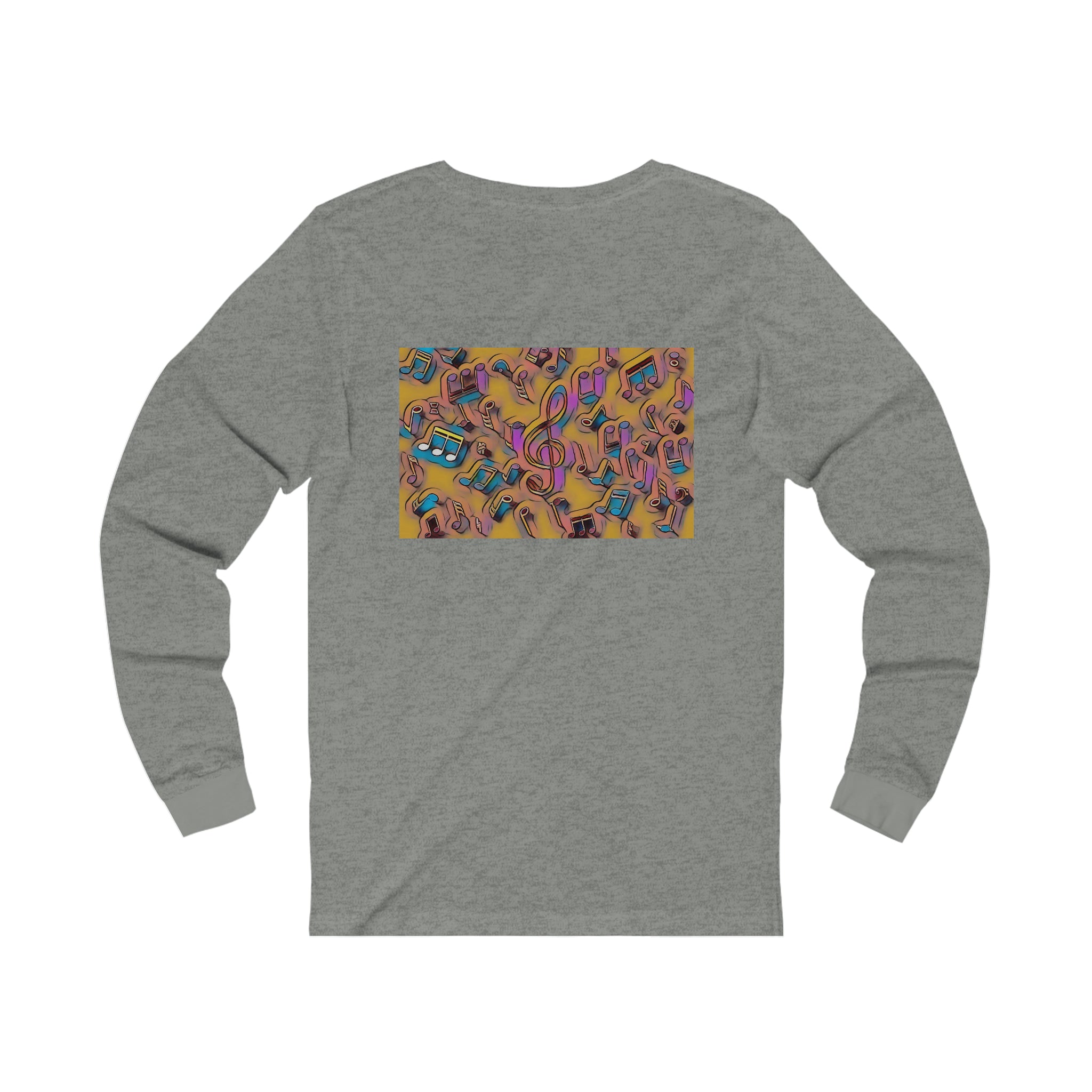 I Love House Music Symbols Unisex Jersey Long Sleeve Tee