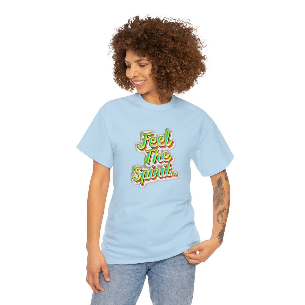 Feel The Spirit Unisex Heavy Cotton Tee