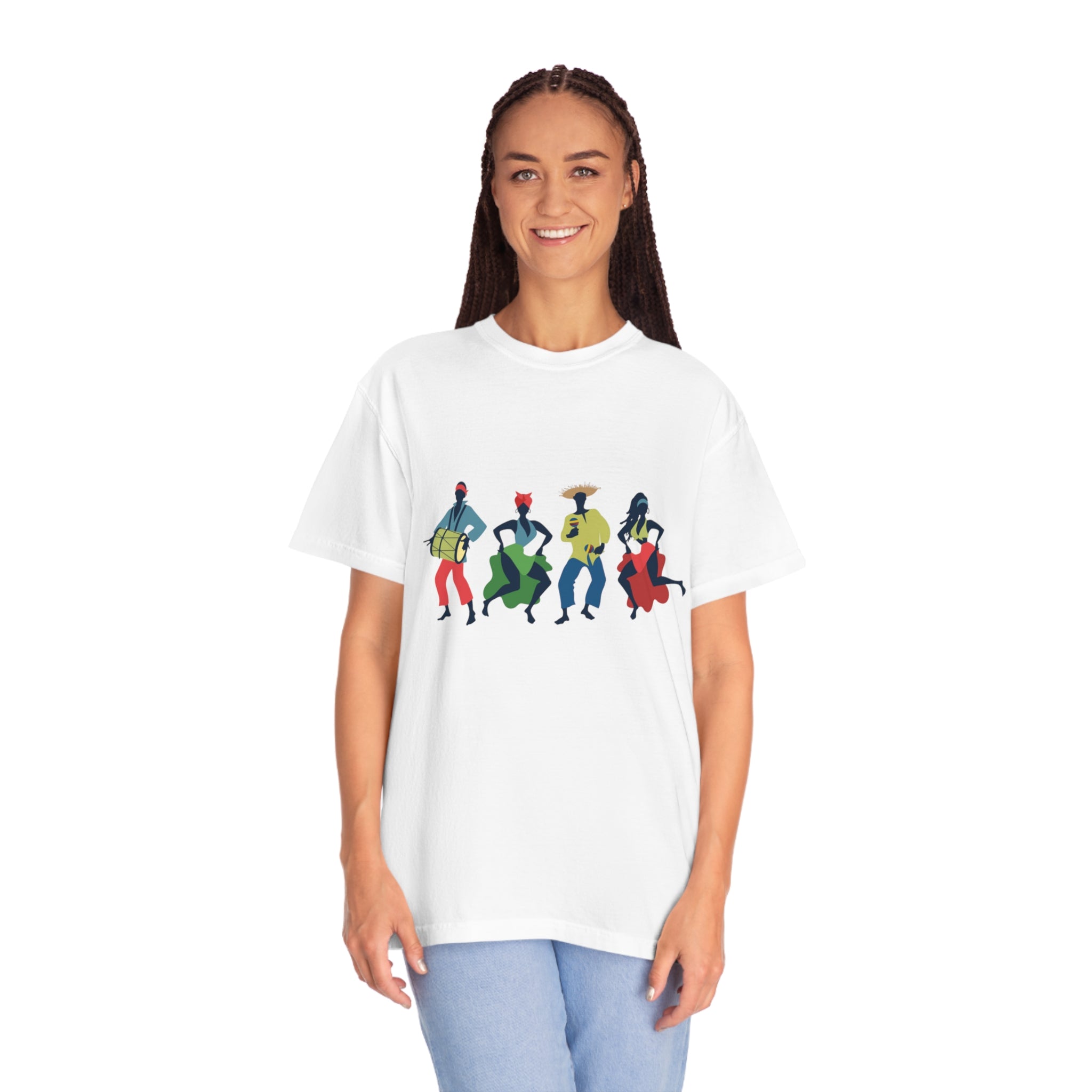 African Dancers Unisex Garment-Dyed T-shirt