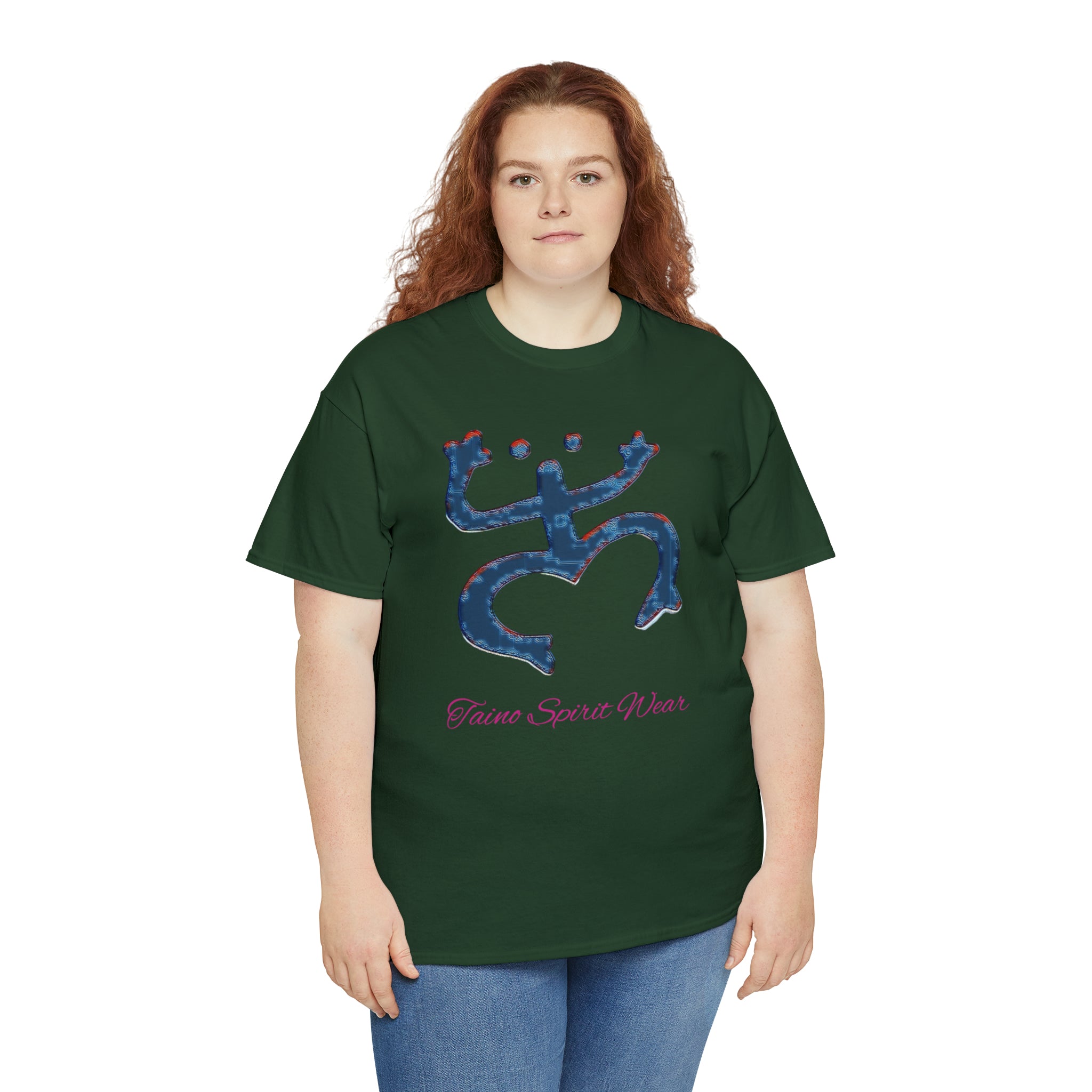 Taino Large Coqui Unisex Heavy Cotton Tee