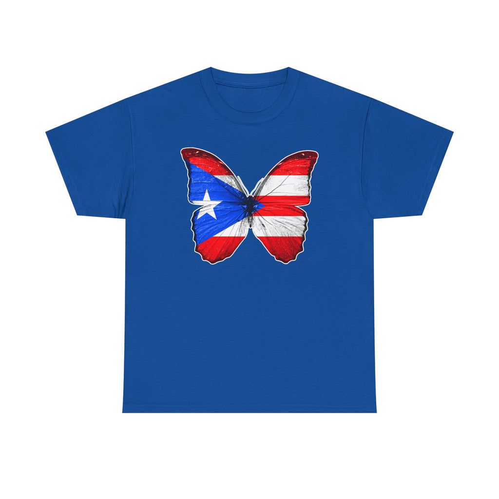 Women's Puerto Rico Flag Butterfly T-Shirt