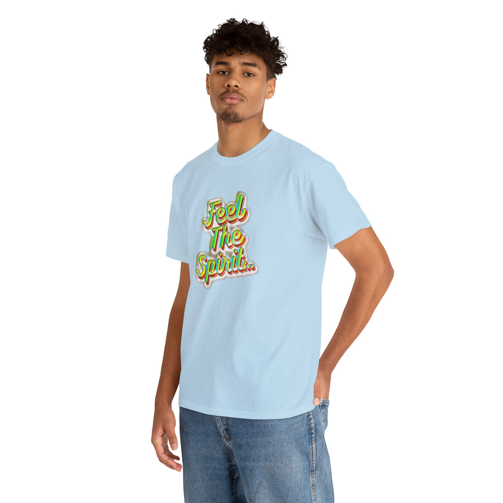 Feel The Spirit Unisex Heavy Cotton Tee