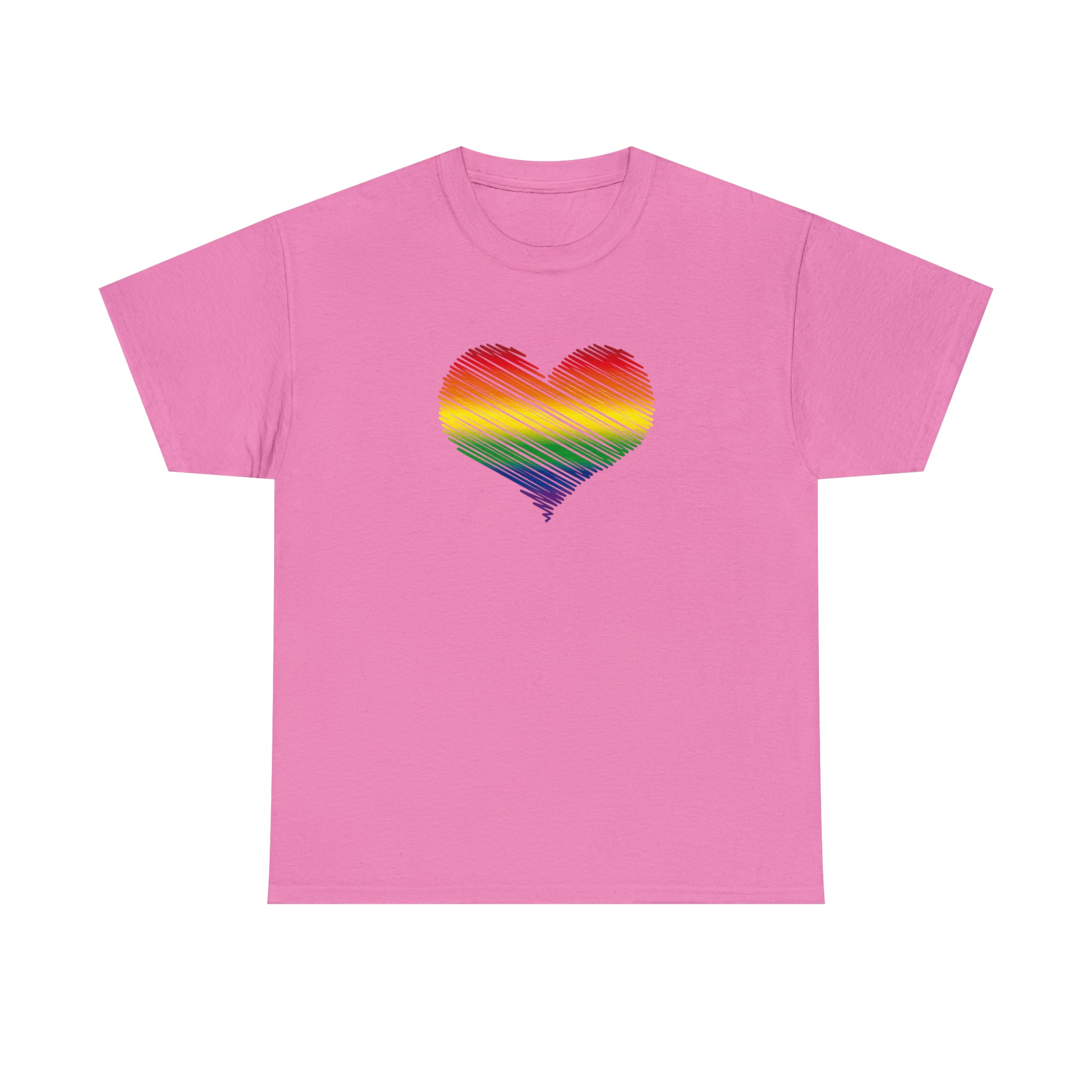 Love is Love Heart Unisex Heavy Cotton Tee