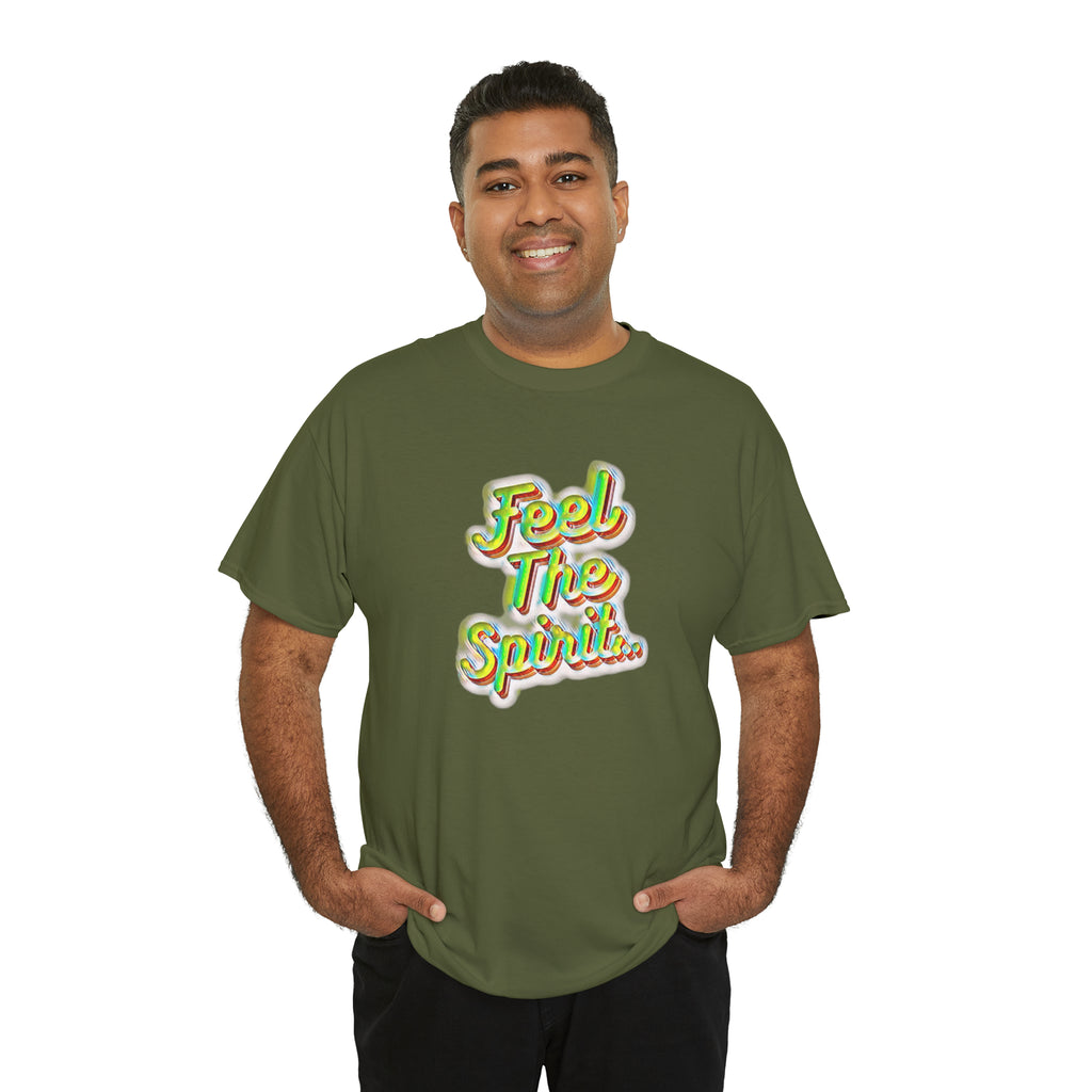 Feel The Spirit Unisex Heavy Cotton Tee