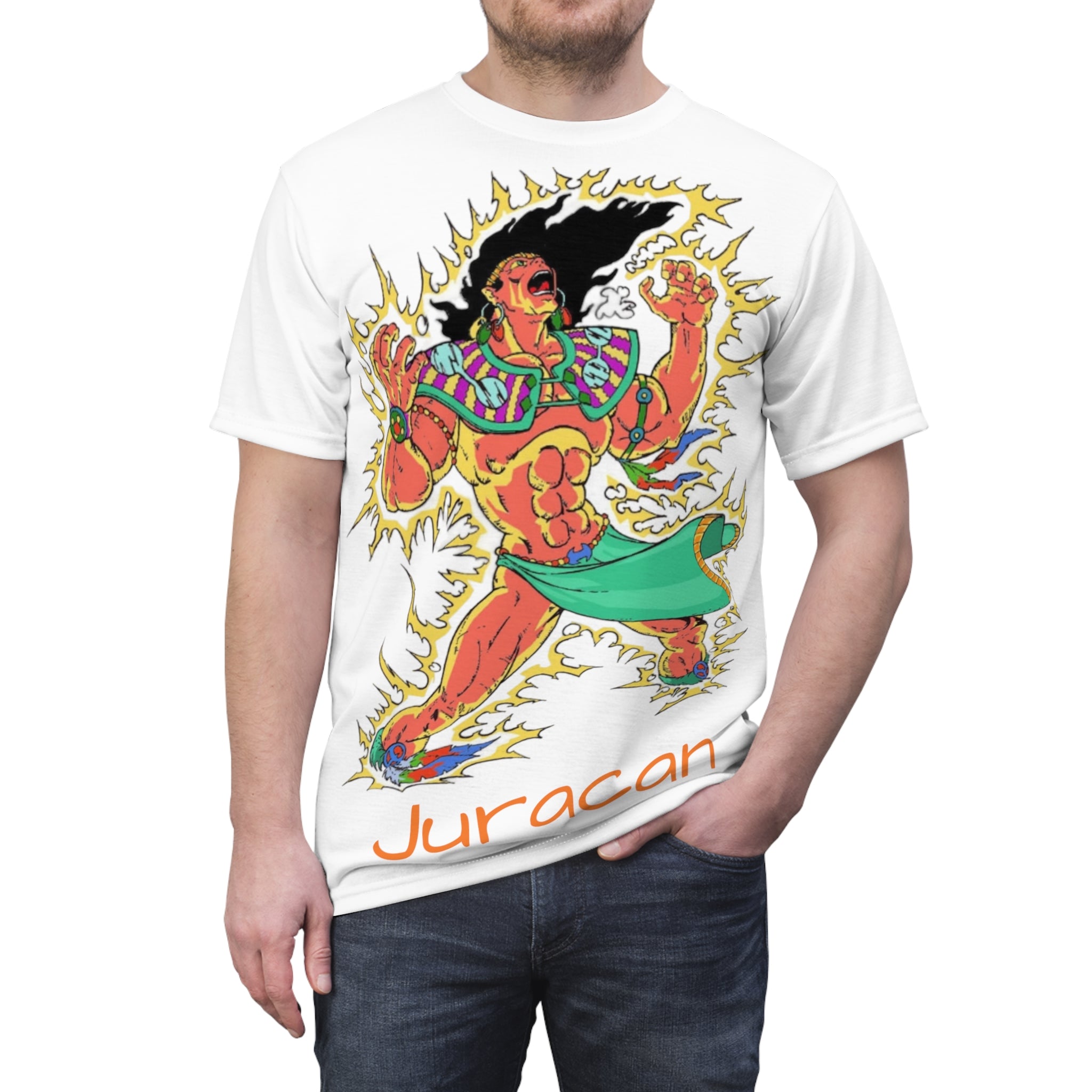 Taino Juracan Unisex Cut & Sew Tee (AOP)