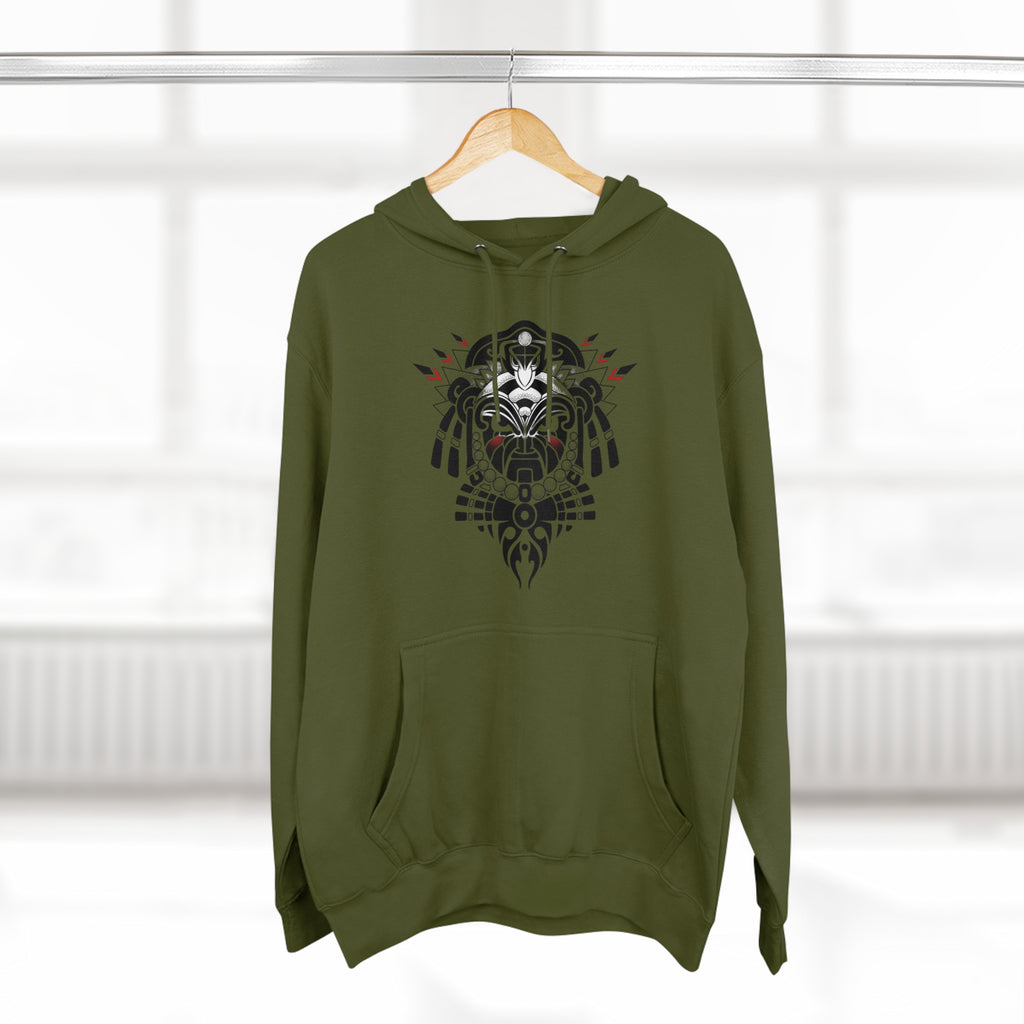 Tribal-Inspired Unisex Premium Pullover Hoodie