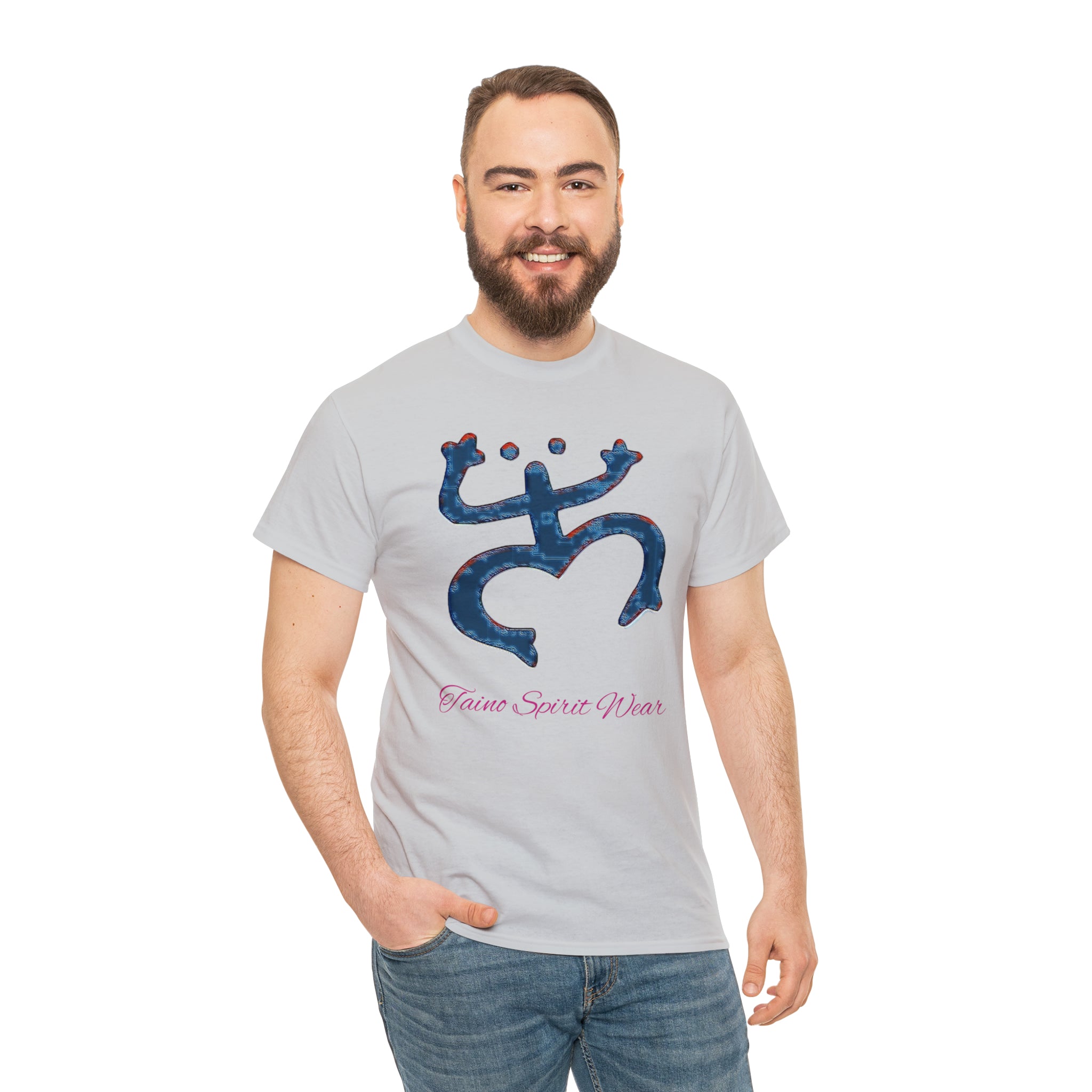 Taino Large Coqui Unisex Heavy Cotton Tee