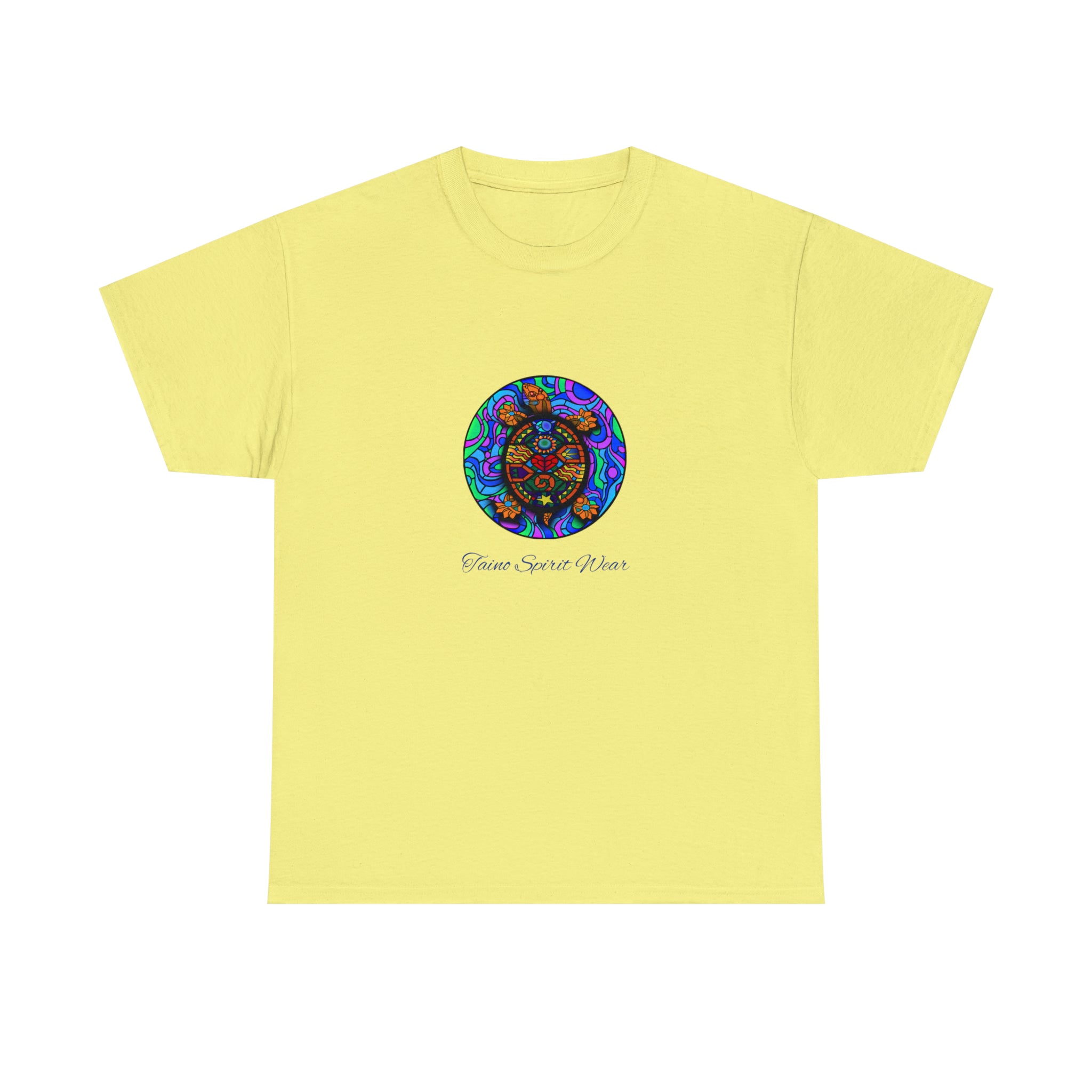 Taino-Inspired Turtle Unisex Heavy Cotton Tee