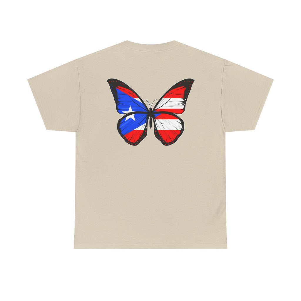 Women's Puerto Rico Flag Butterfly T-Shirt