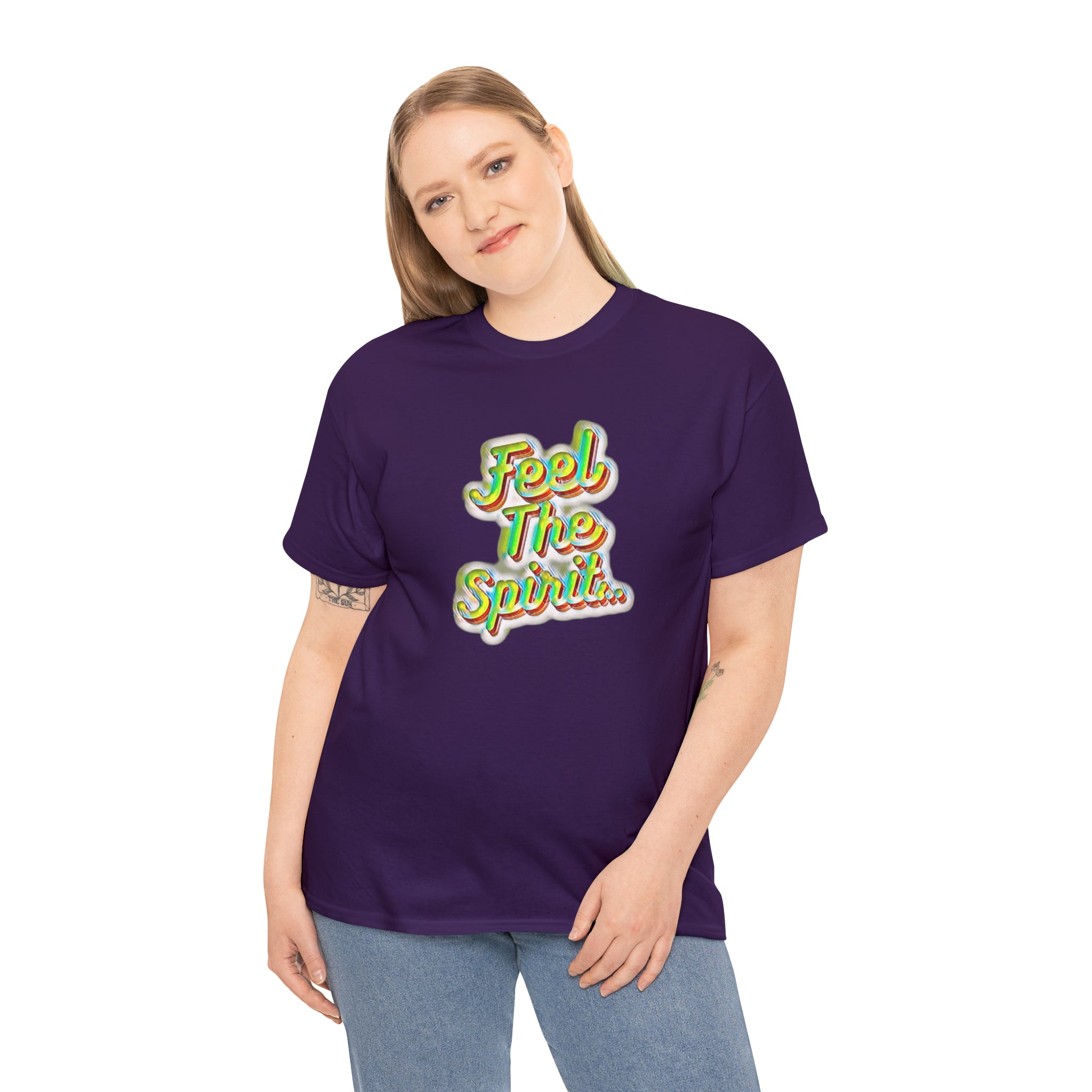 Feel The Spirit Unisex Heavy Cotton Tee