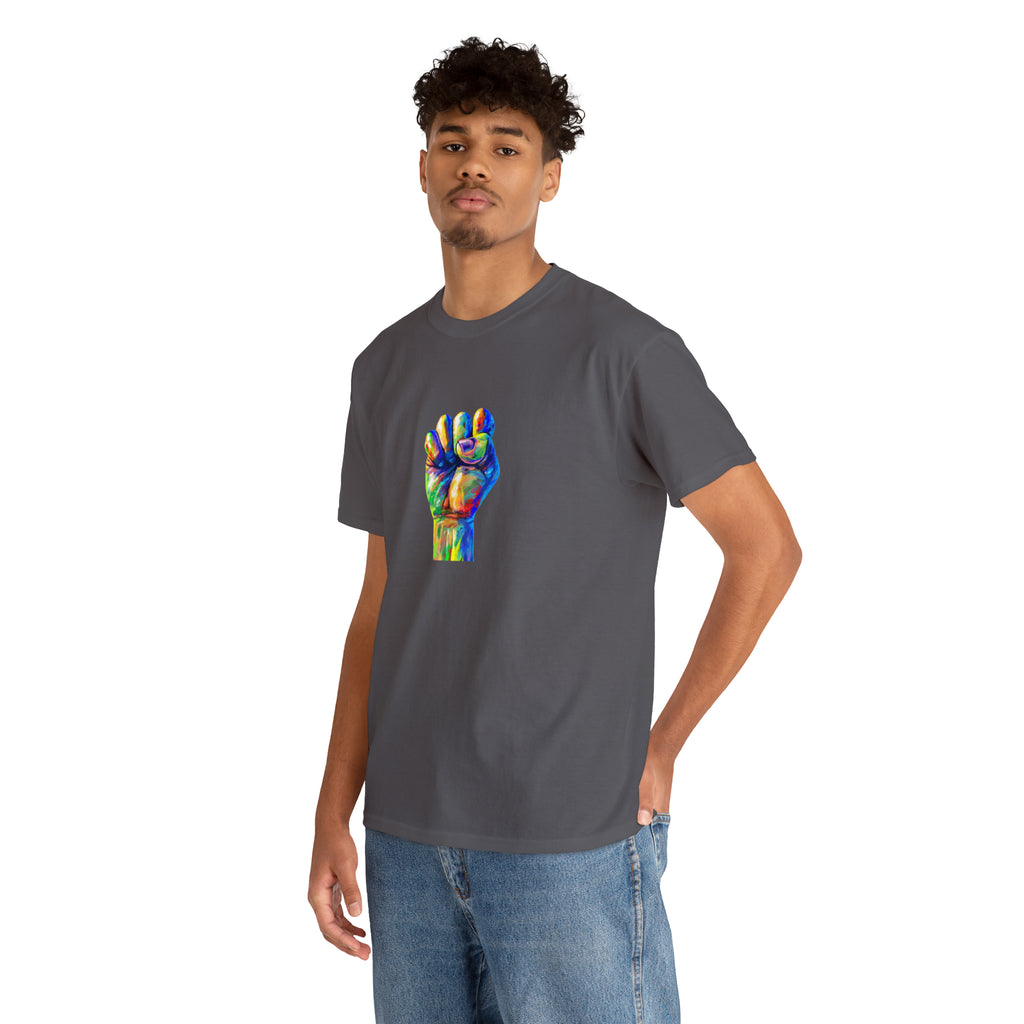 Power to The People Fist Unisex Heavy Cotton Tee