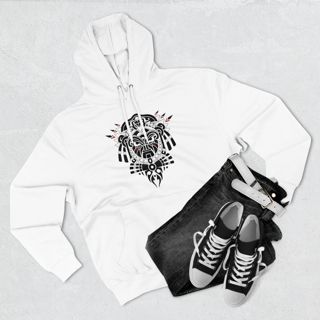 Tribal-Inspired Unisex Premium Pullover Hoodie