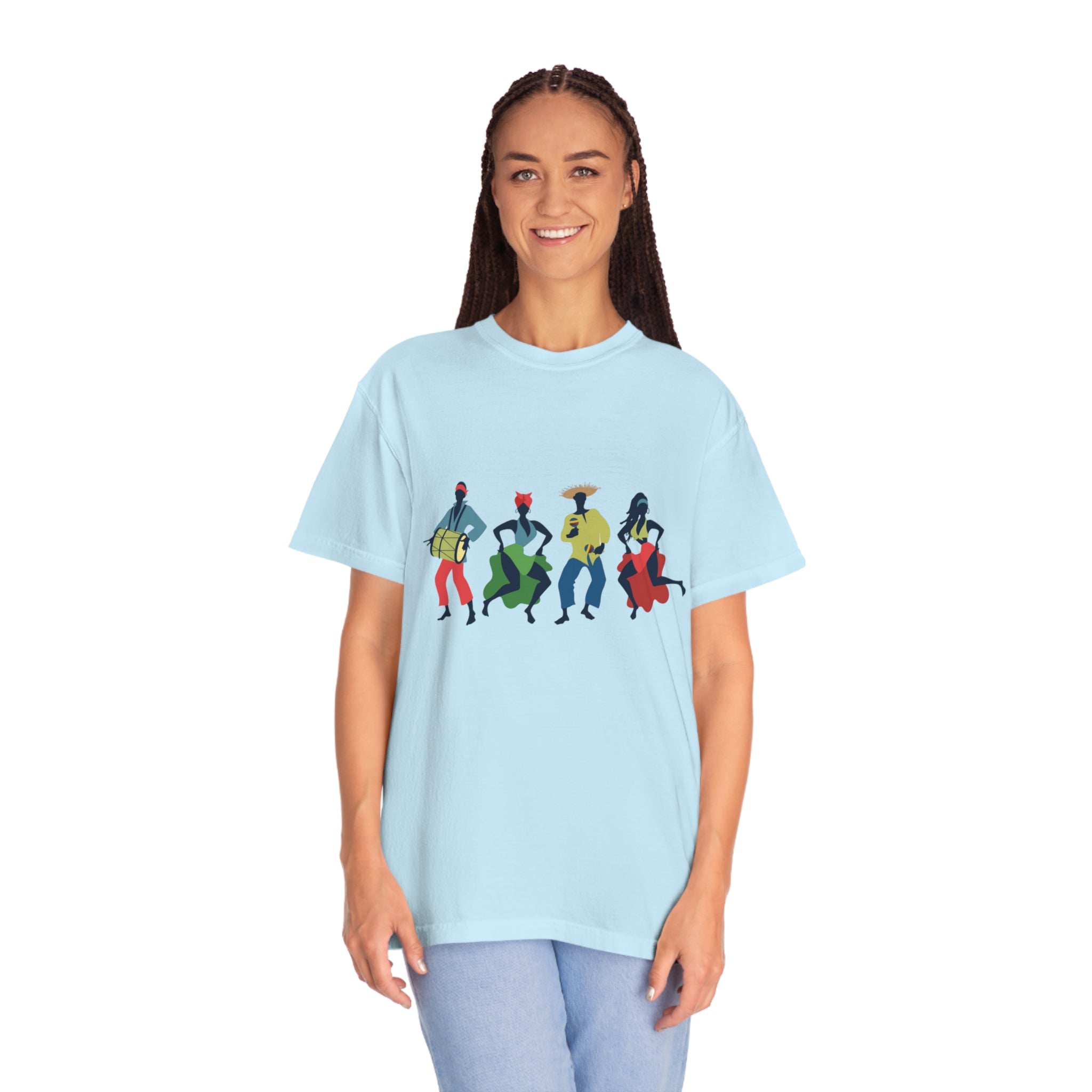 African Dancers Unisex Garment-Dyed T-shirt
