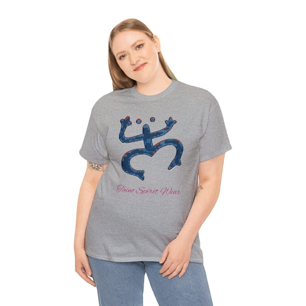 Taino Large Coqui Unisex Heavy Cotton Tee