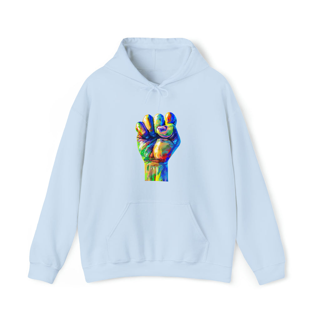 Power to The People Fist Unisex Heavy Blend™ Hooded Sweatshirt