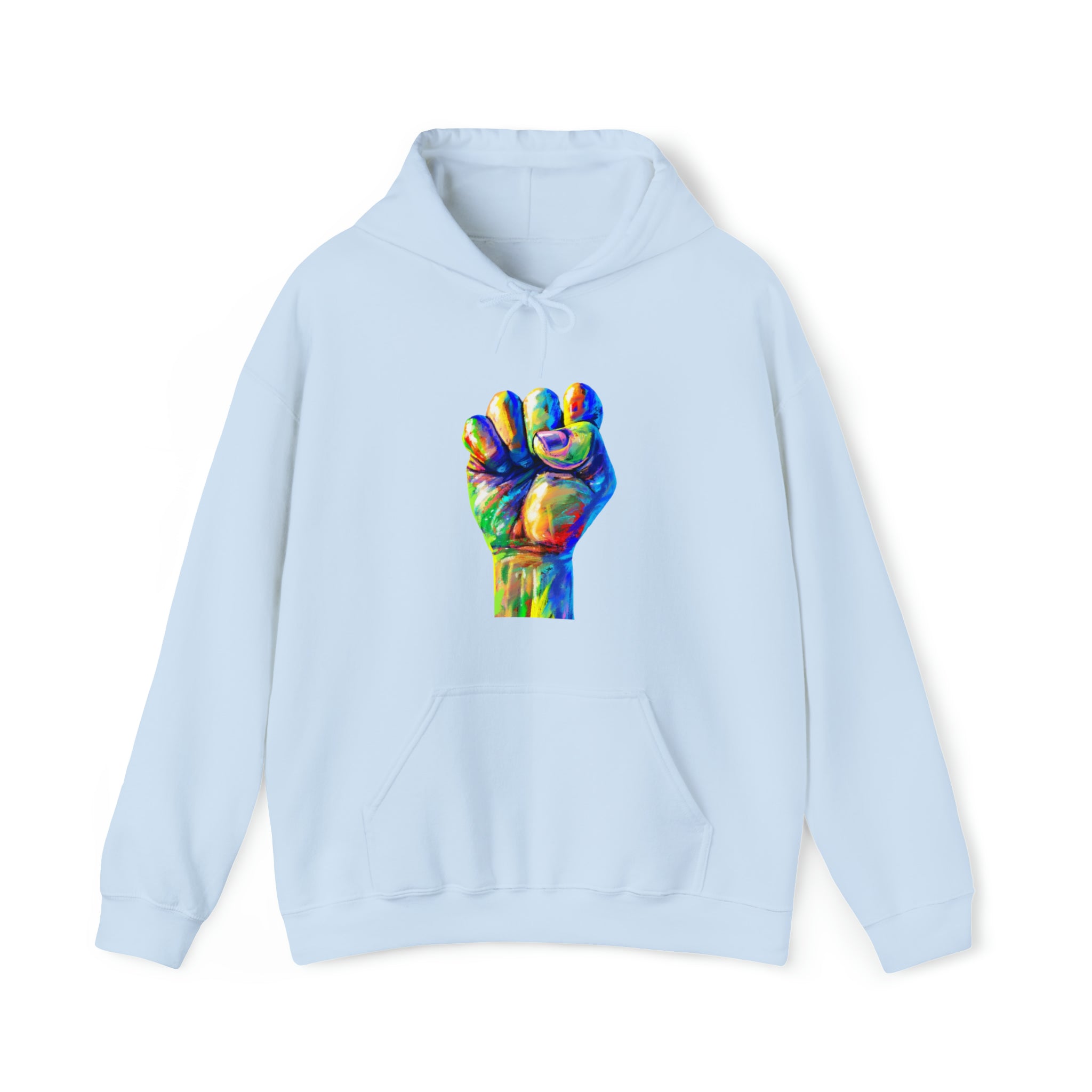 Power to The People Fist Unisex Heavy Blend™ Hooded Sweatshirt