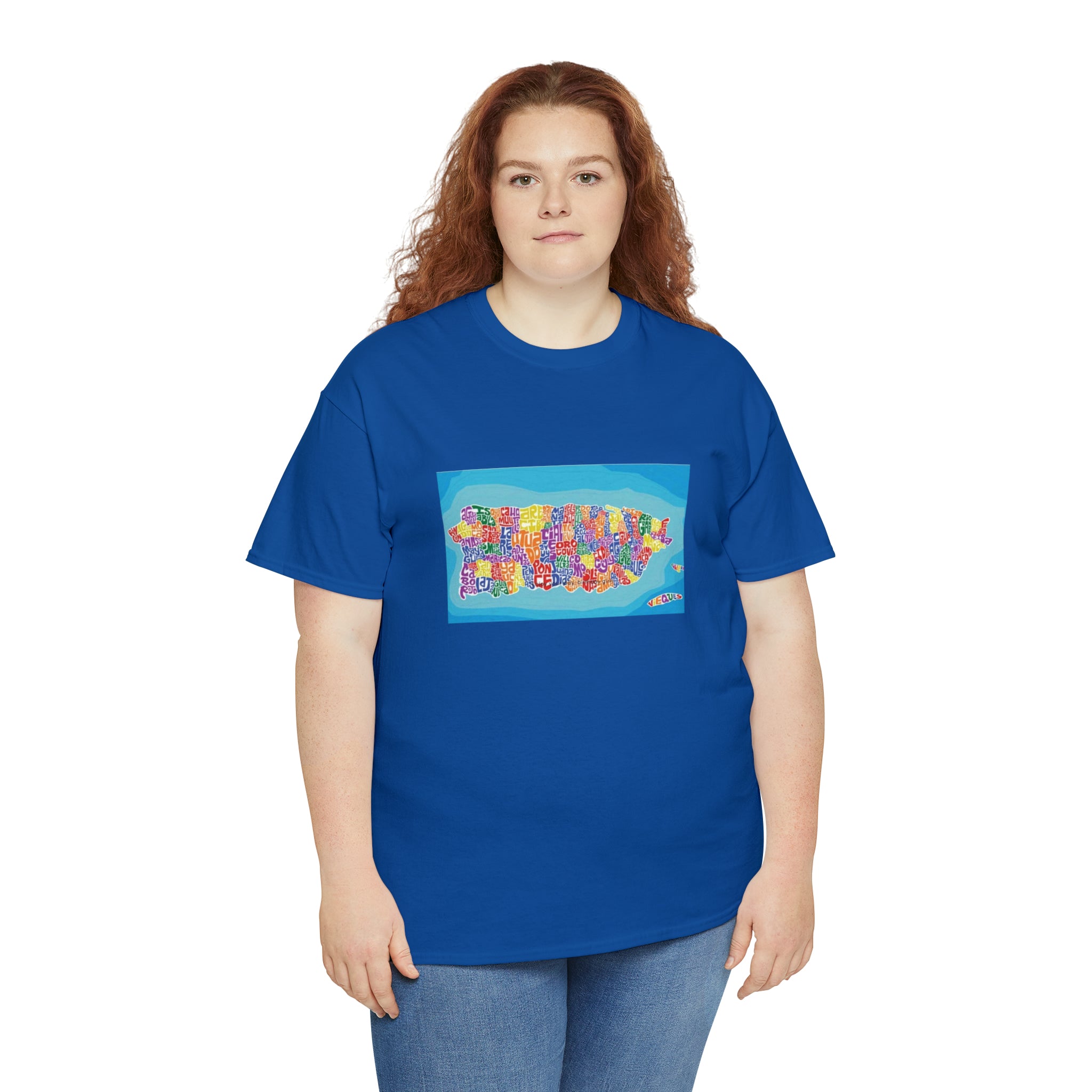 The Island of Puerto Rico Unisex Heavy Cotton Tee