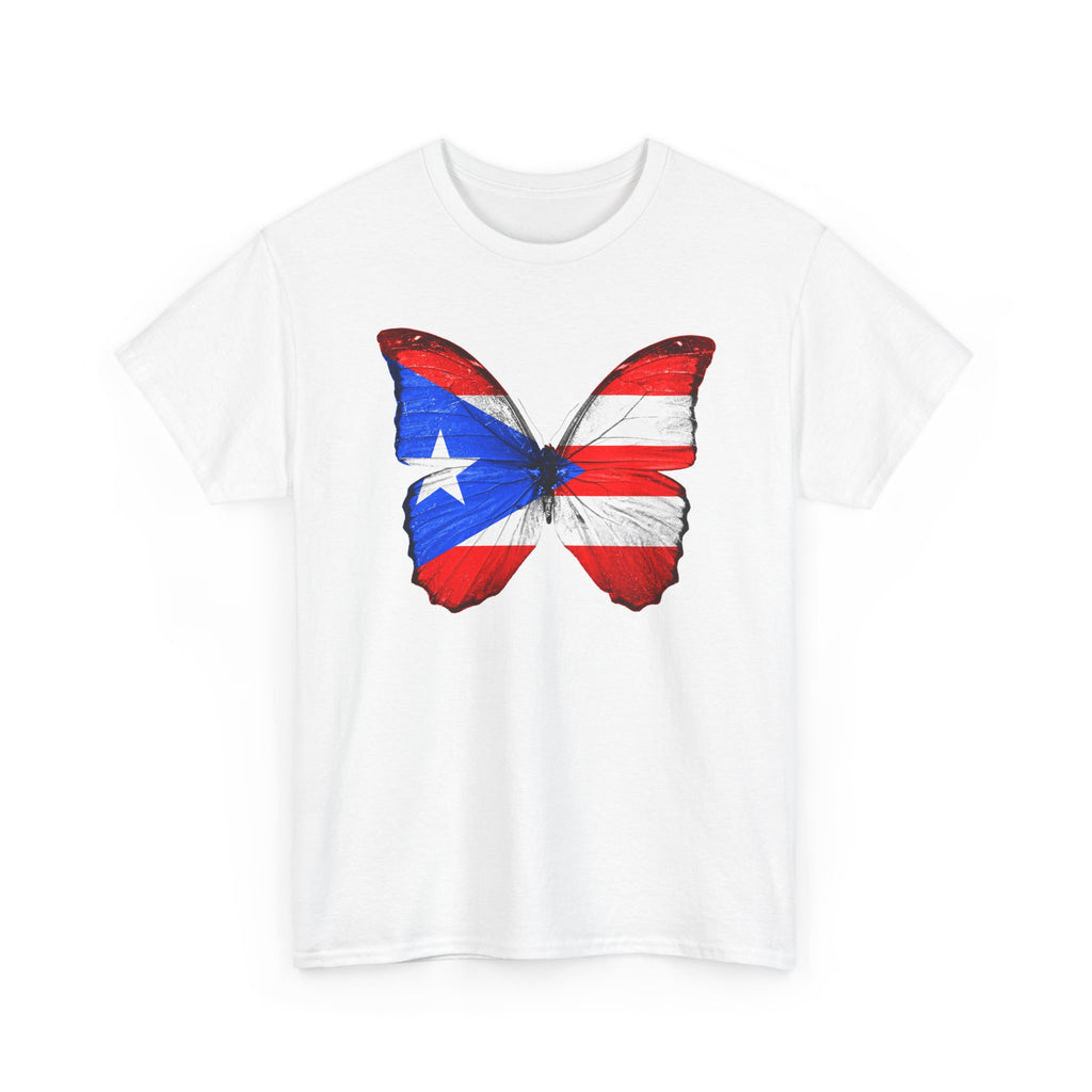 Women's Puerto Rico Flag Butterfly T-Shirt