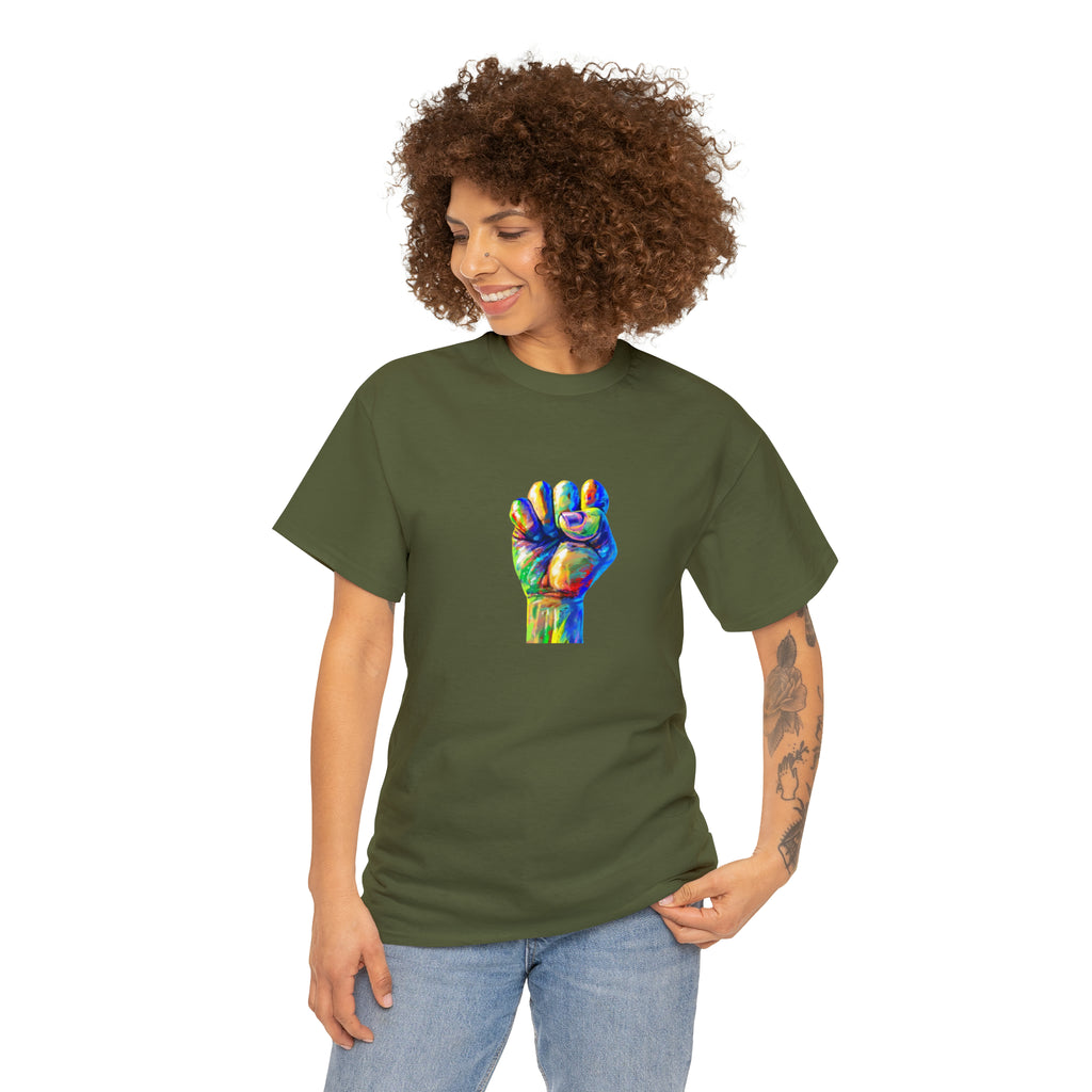 Power to The People Fist Unisex Heavy Cotton Tee