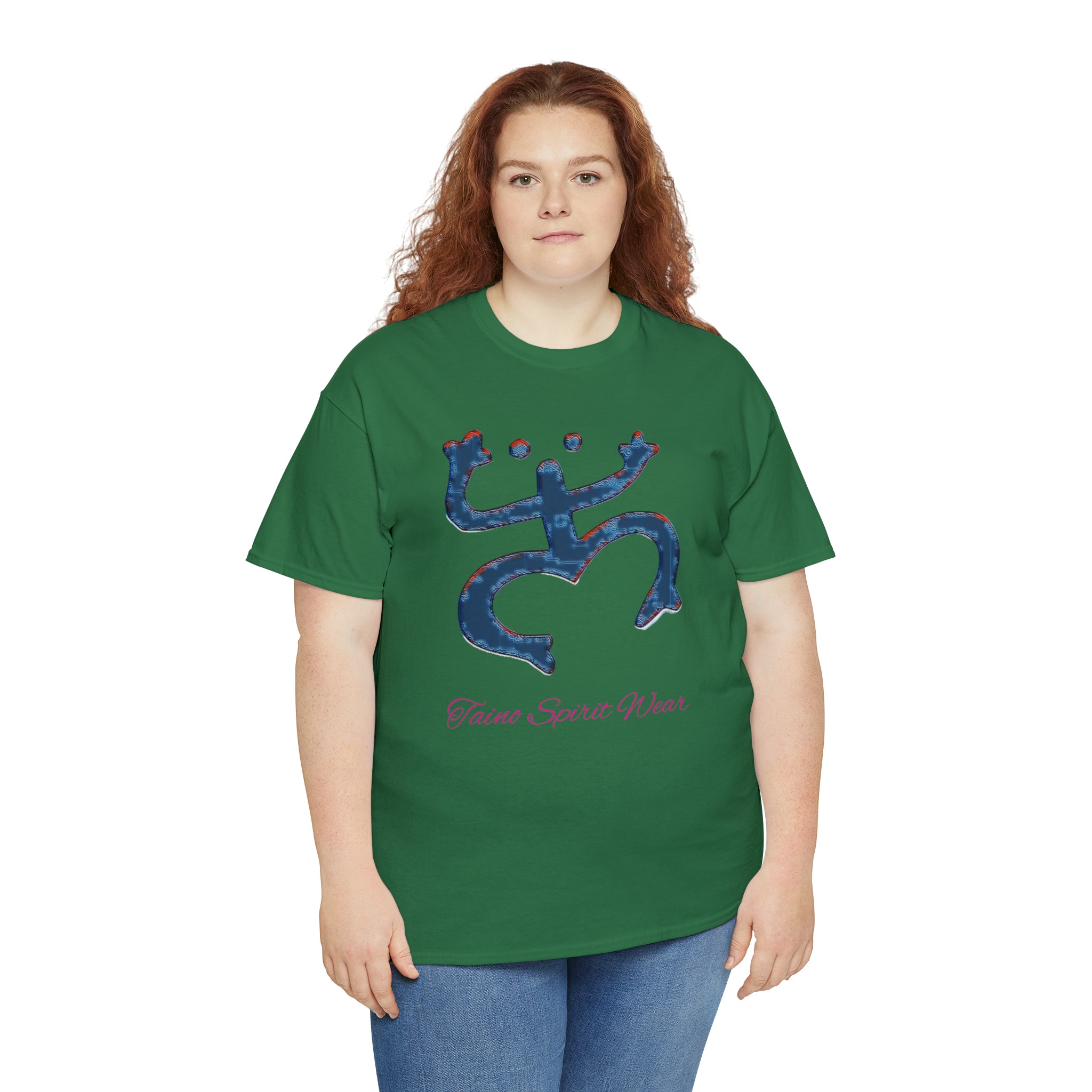 Taino Large Coqui Unisex Heavy Cotton Tee