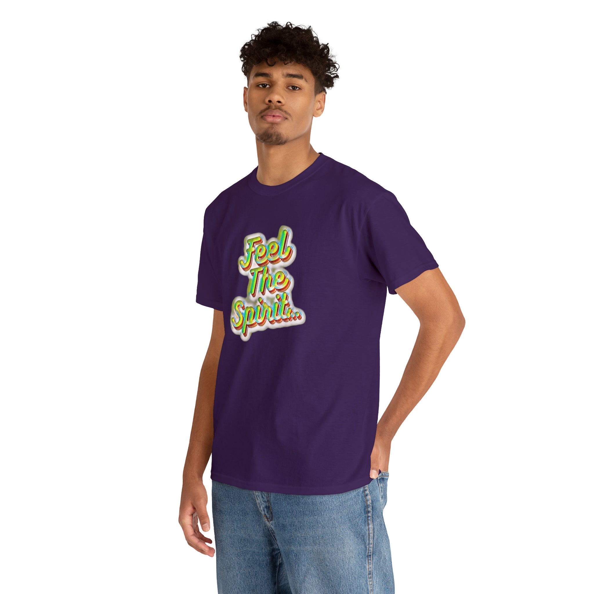 Feel The Spirit Unisex Heavy Cotton Tee