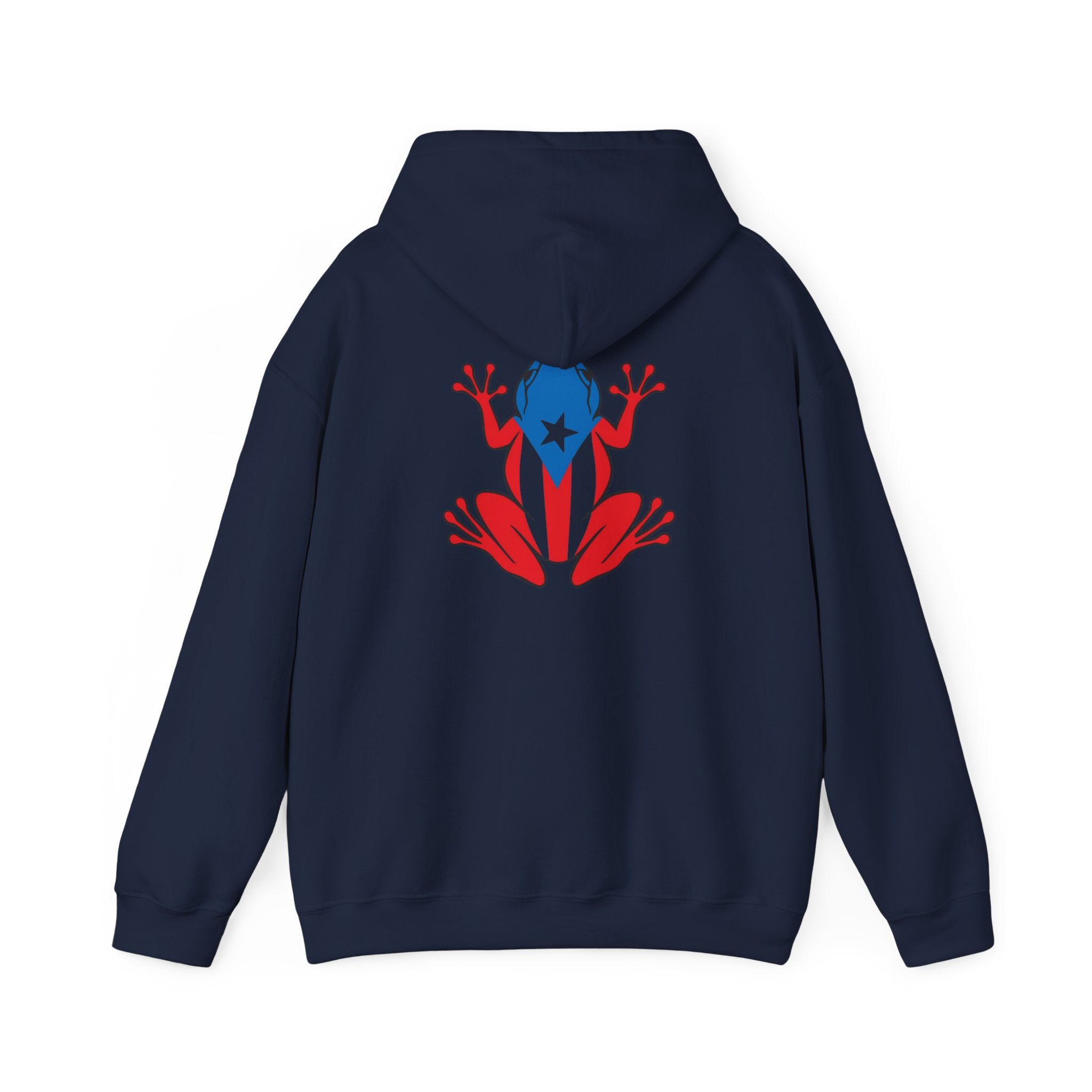 Puerto Rico Flag Heart & Frog Hoodie – Puerto Rican Pride Sweatshirt