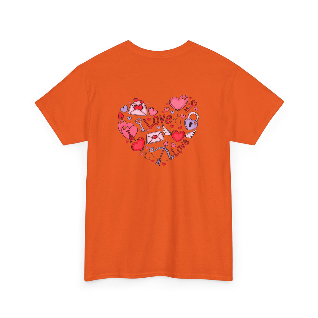 Valentine's Day Love Heart Graphic Tee – Valentine’s Day Romantic Shirt