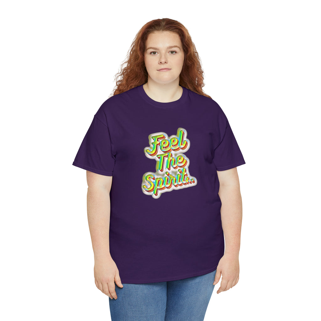 Feel The Spirit Unisex Heavy Cotton Tee