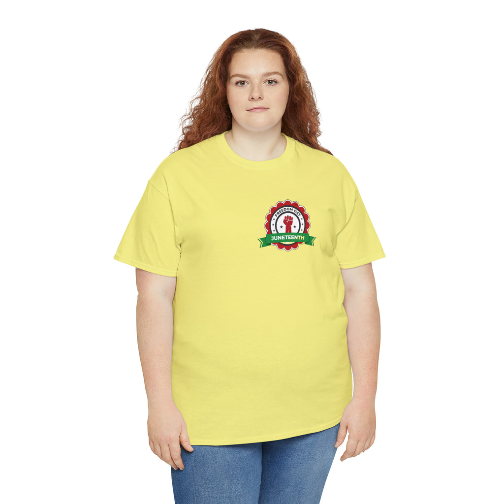 Juneteenth Freedom Day Unisex Heavy Cotton Tee